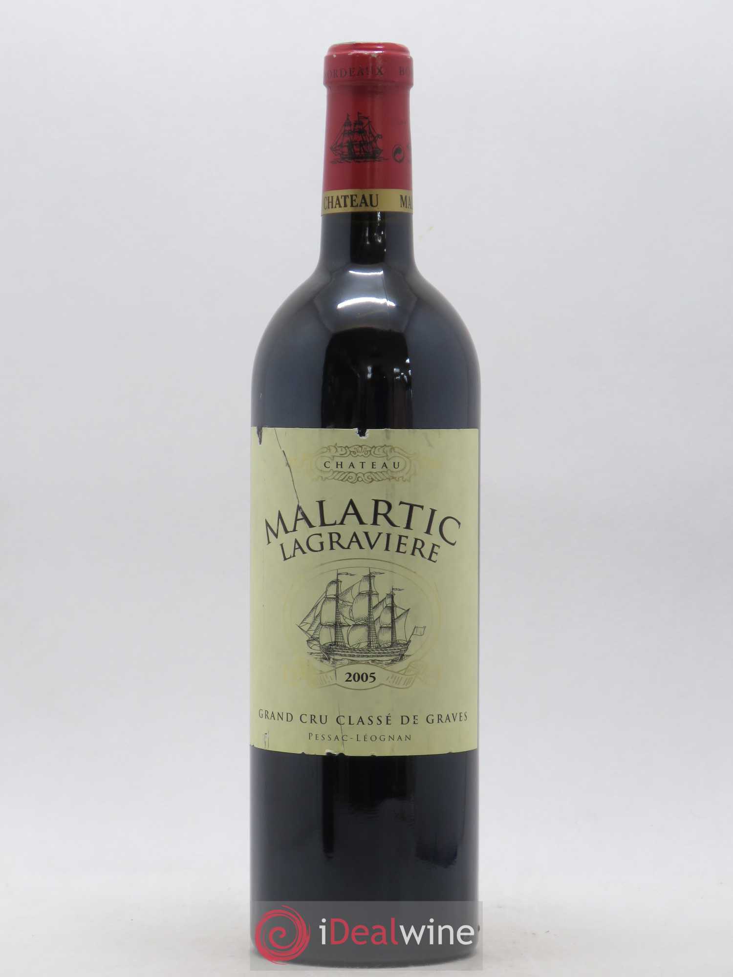 Château Malartic-Lagravière Cru Classé de Graves 2005 - Lot de 1 bouteille - 0