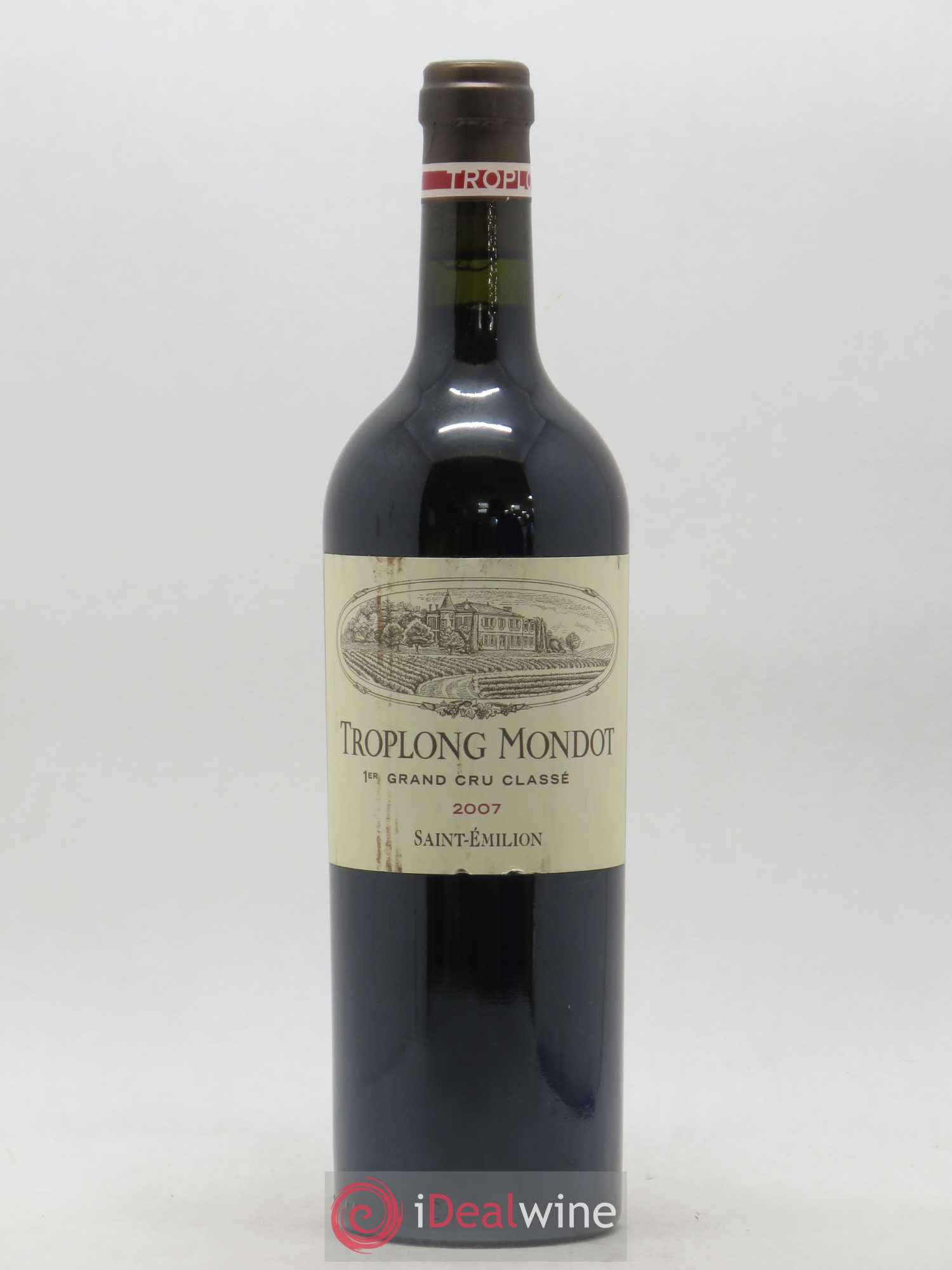 Château Troplong Mondot 1er Grand Cru Classé B 2007 - Lot de 1 bouteille - 0