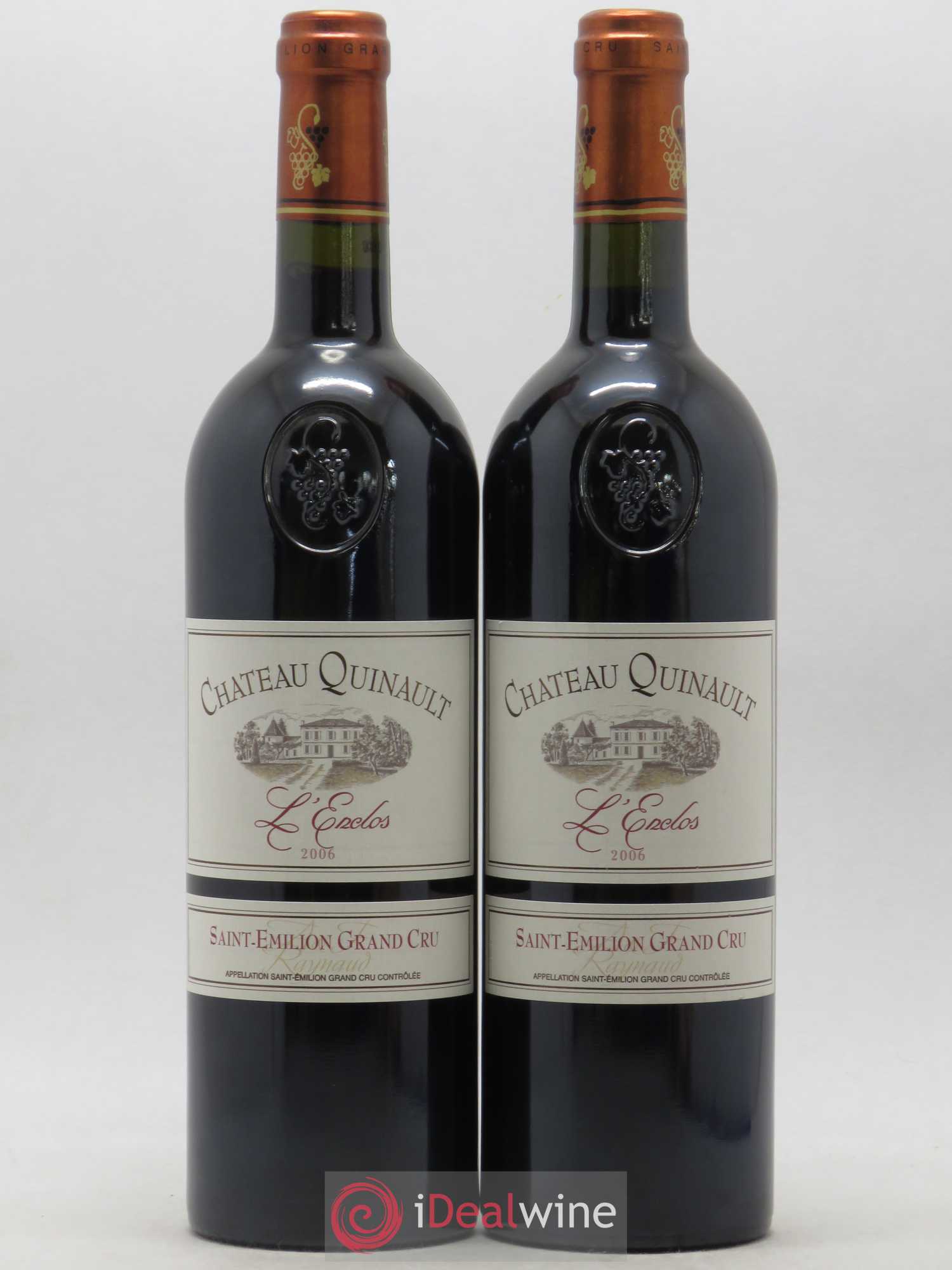 Château Quinault L'Enclos 2006 - Lot de 2 bouteilles - 0