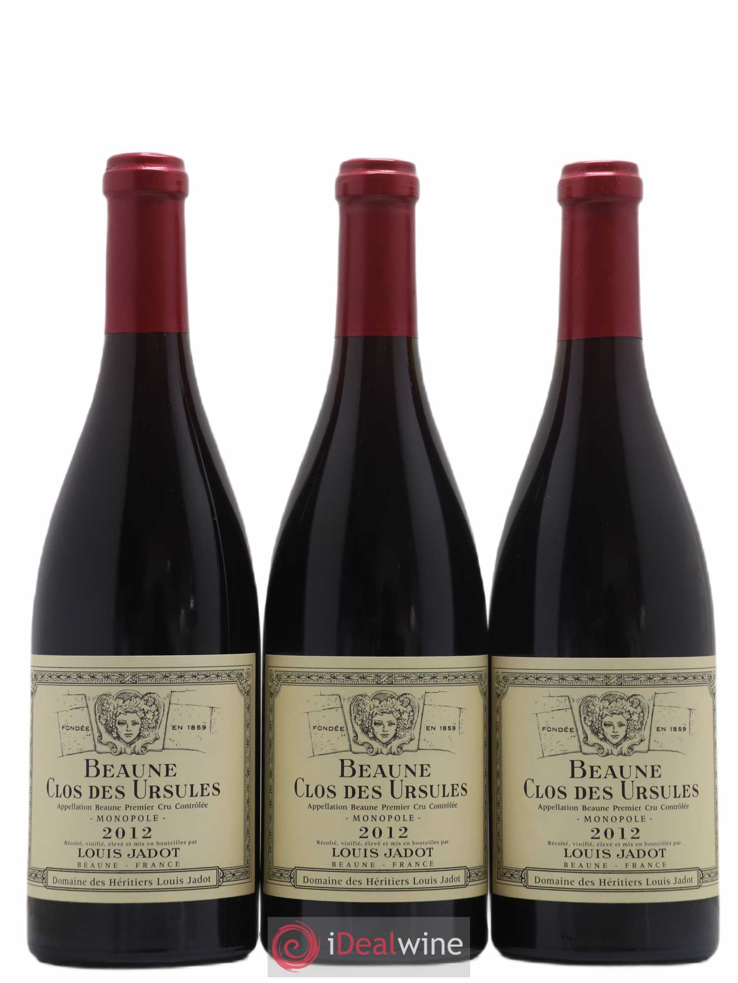 Beaune 1er Cru Clos des Ursules Maison Louis Jadot 2012 - Lot de 3 bouteilles - 0