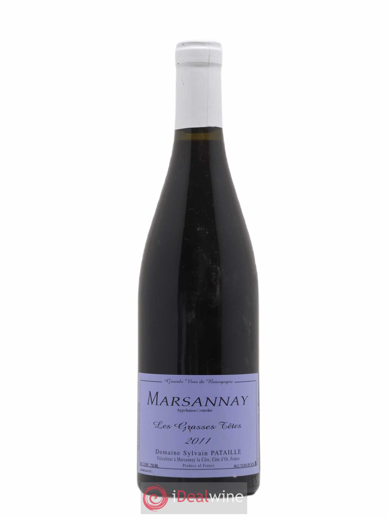 Marsannay Les Grasses Têtes Sylvain Pataille (Domaine) 2011 - Lot de 1 bouteille - 0
