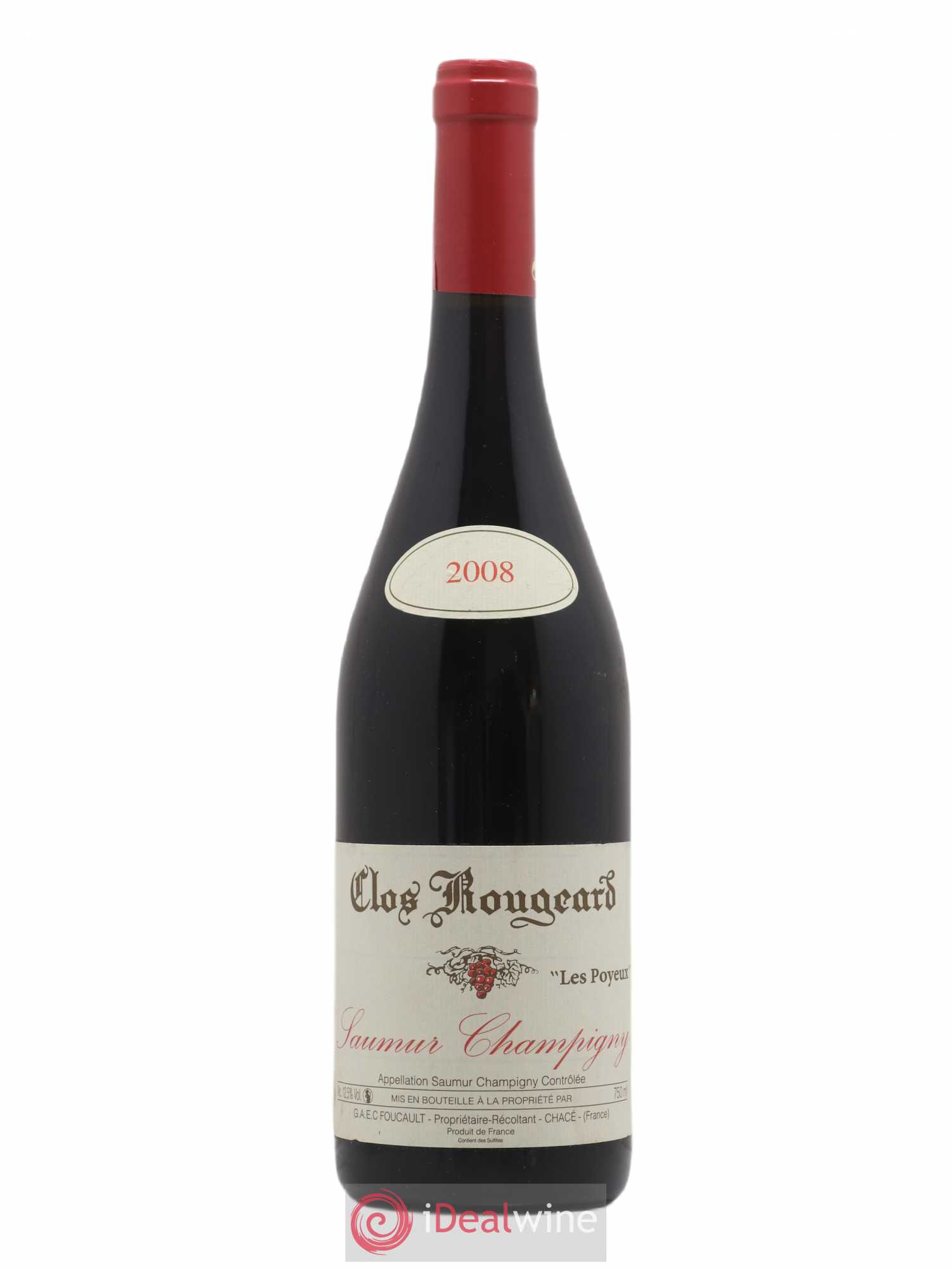Saumur-Champigny Les Poyeux Clos Rougeard 2008 - Lot de 1 bouteille - 0