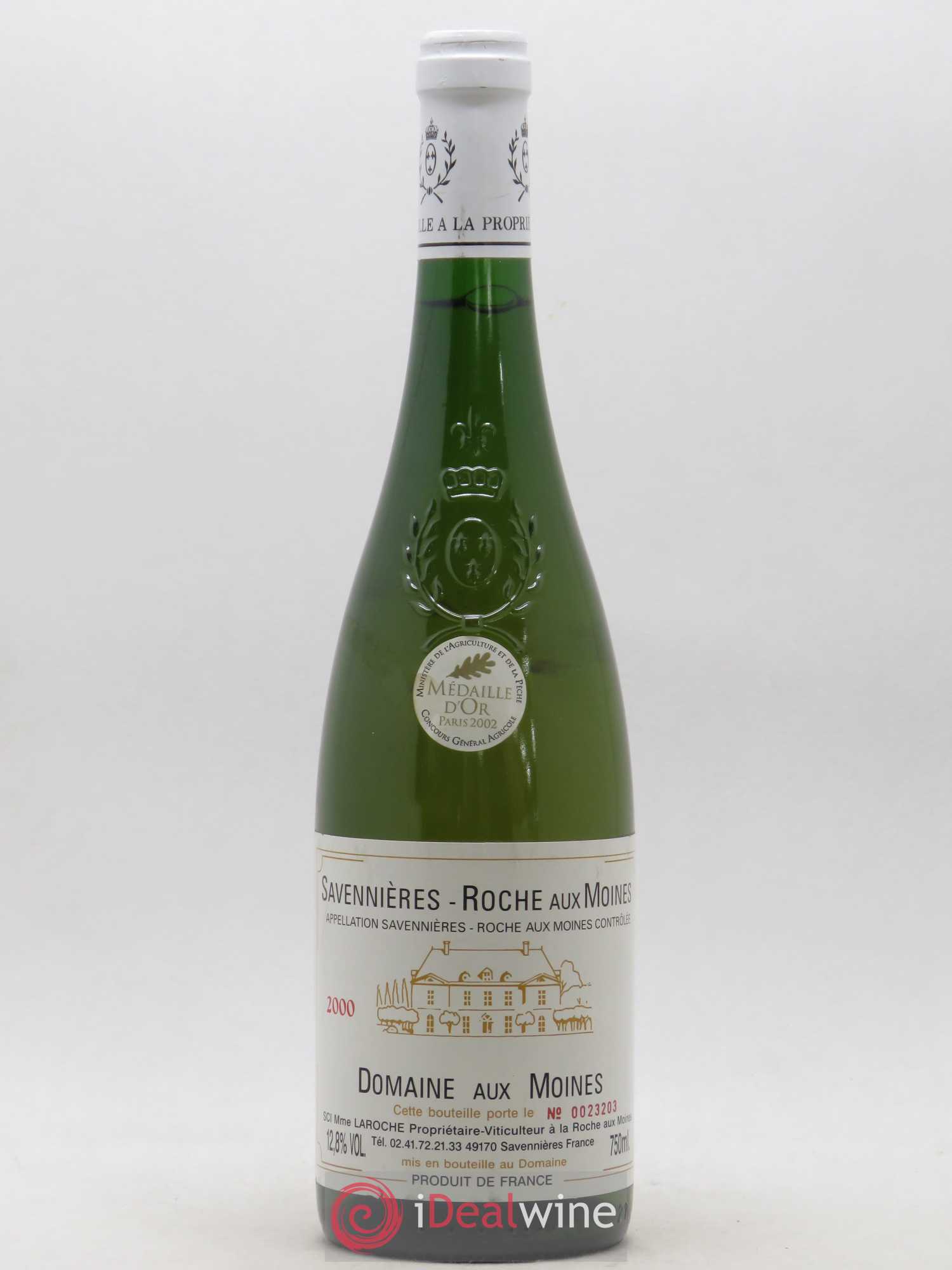 Savennières Roche aux Moines 2000 - Posten von 1 Flasche - 0