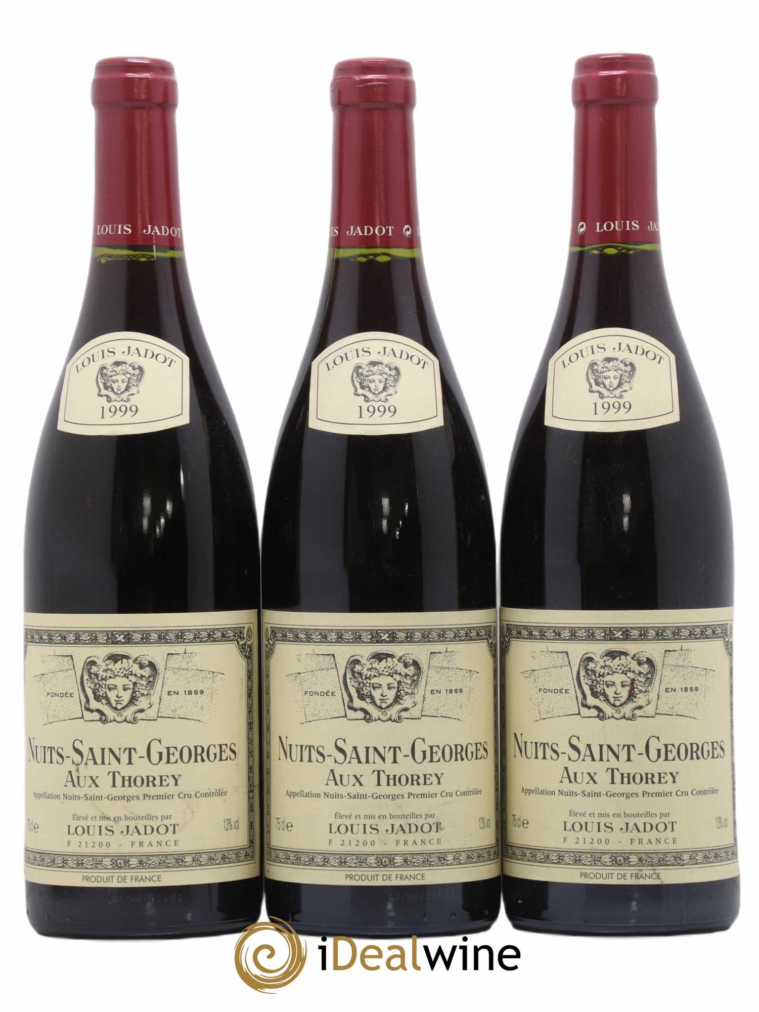 Nuits-Saint-Georges 1er Cru Aux Thorey Louis Jadot 1999 - Posten von 3 Flaschen - 0