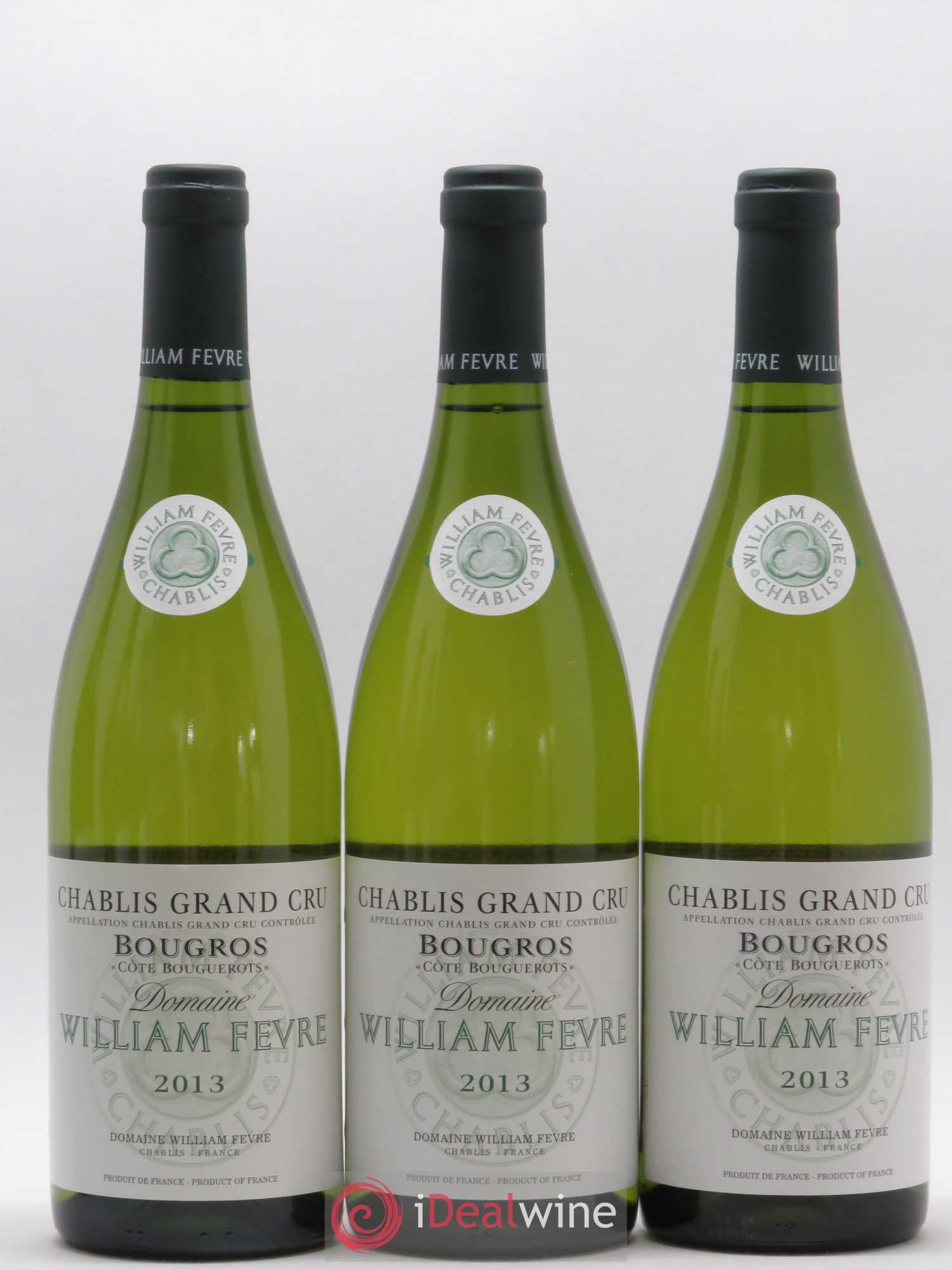 Chablis Grand Cru Bougros Côte Bouguerots William Fèvre 2013 - Lot de 6 bouteilles - 1