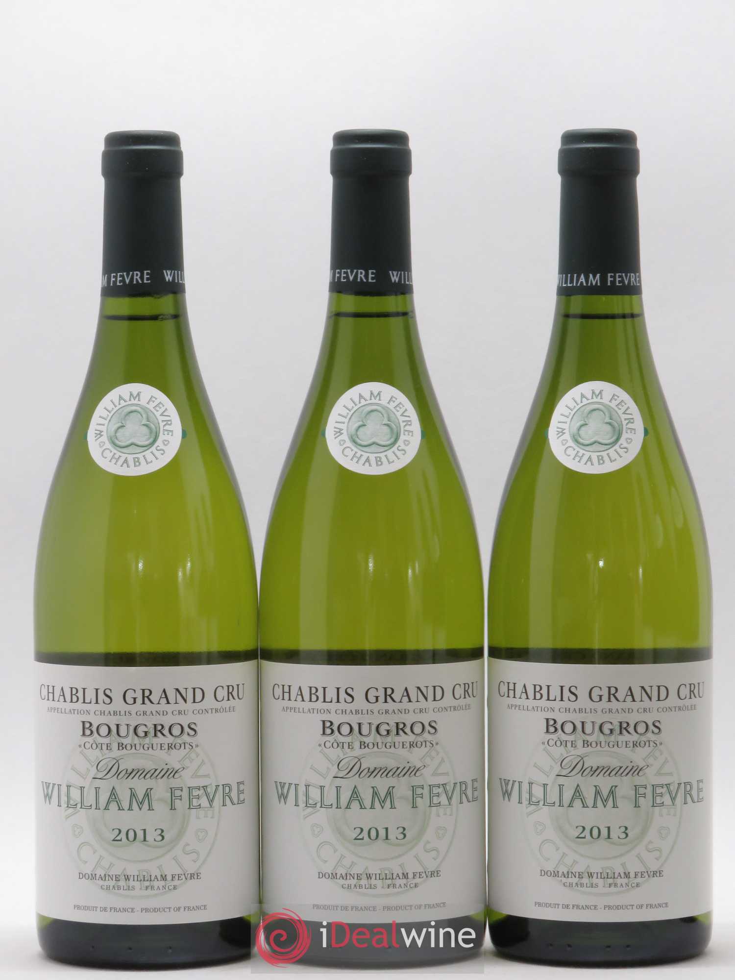 Chablis Grand Cru Bougros Côte Bouguerots William Fèvre 2013 - Lot de 6 bouteilles - 2