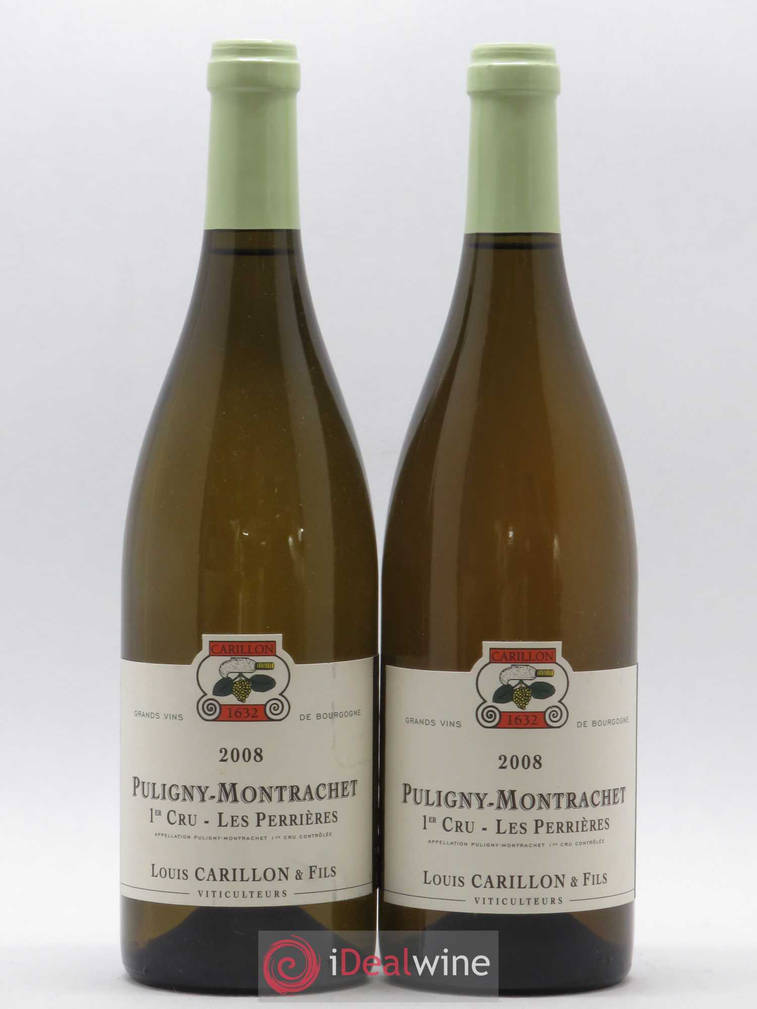 Puligny-Montrachet 1er Cru Les Perrières Louis Carillon & Fils 2008 - Lot de 2 bouteilles - 0