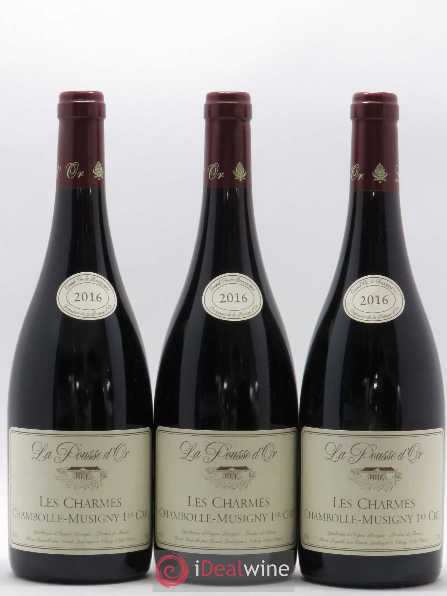 Chambolle-Musigny 1er Cru Les Charmes La Pousse d'Or (Domaine de) 2016 - Lot de 3 bouteilles - 0