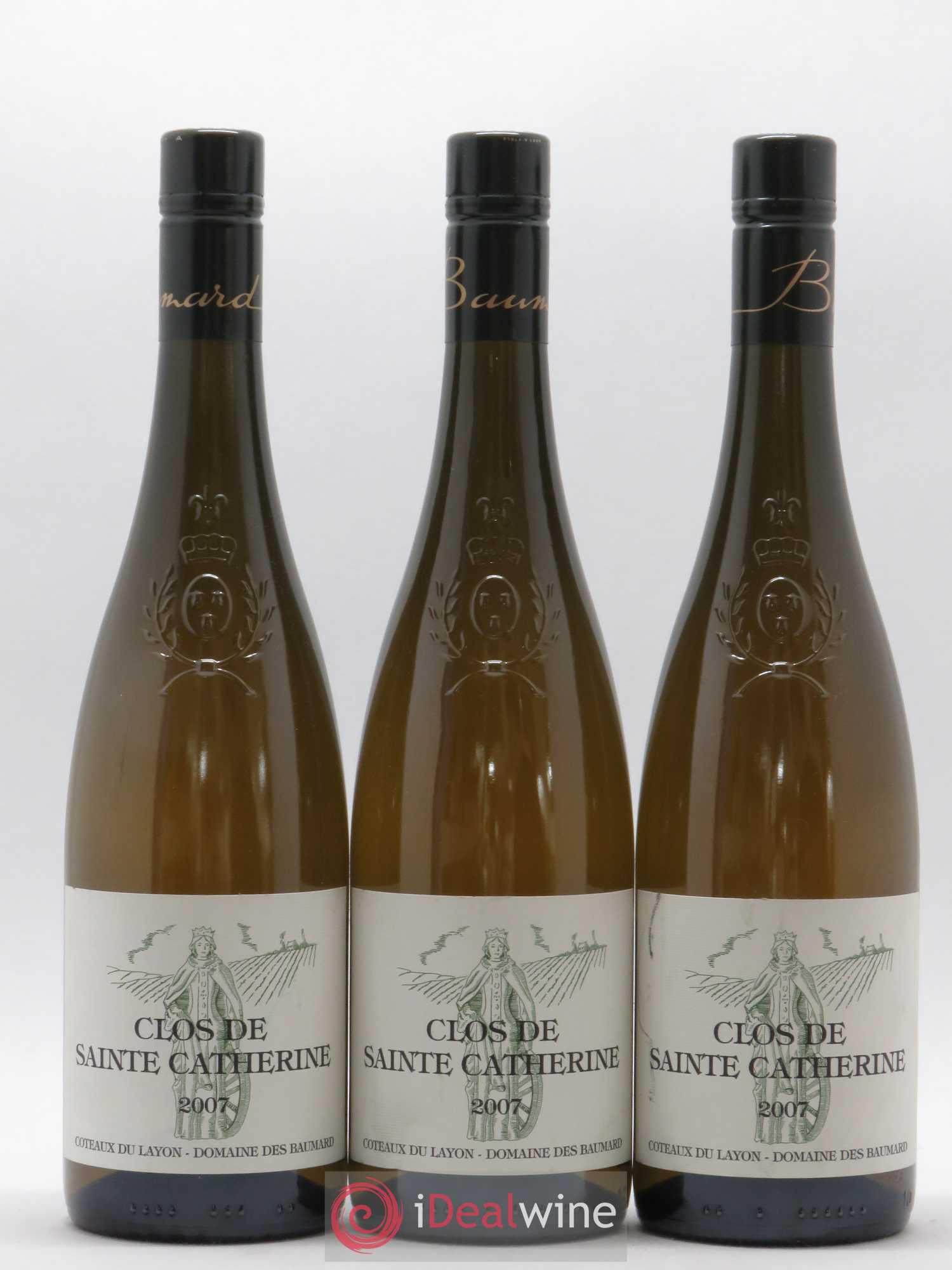 Coteaux du Layon Clos de Sainte Catherine Baumard (Domaine des) 2007 - Lotto di 3 bottiglie - 0