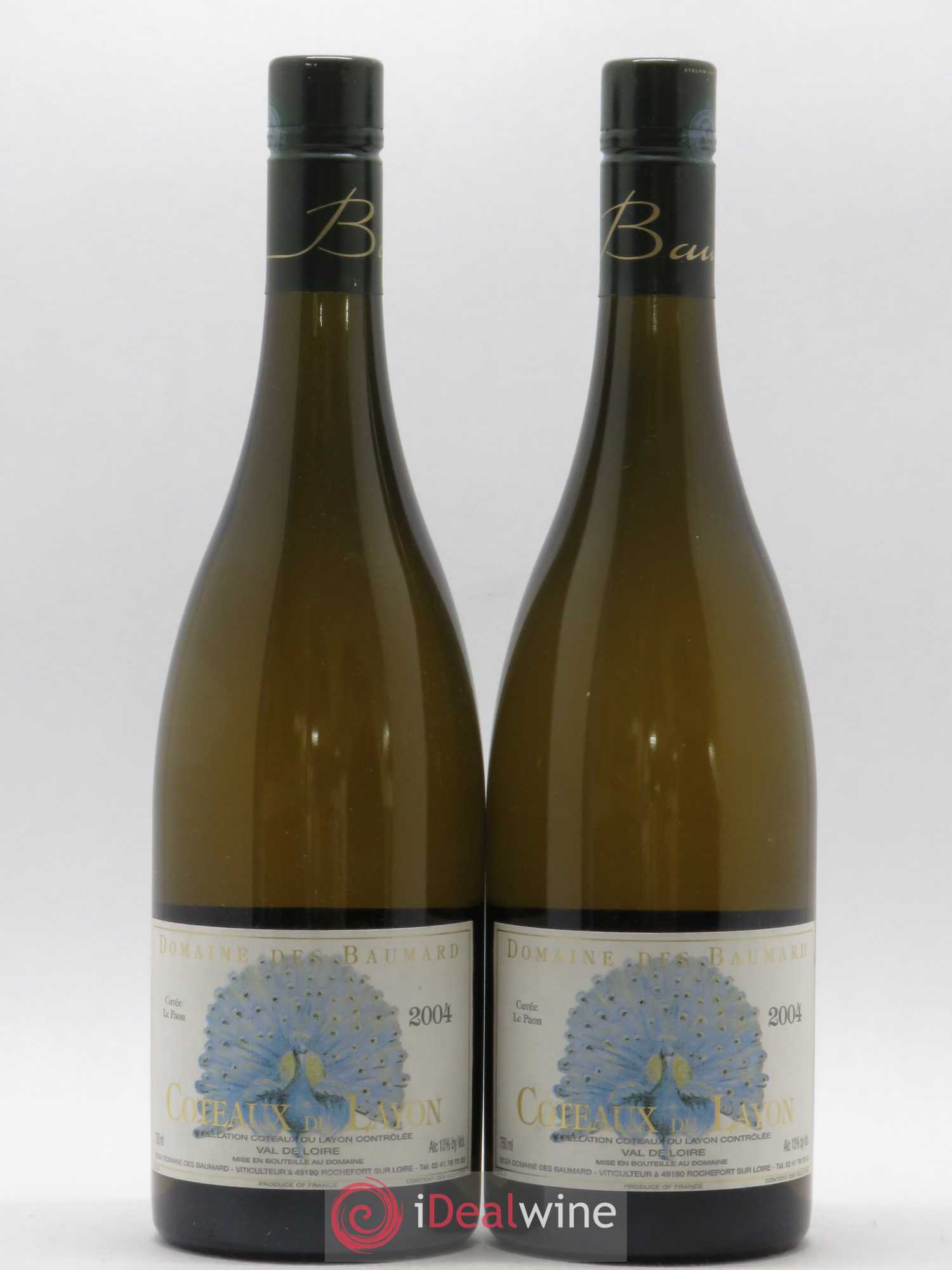 Coteaux du Layon Cuvée Le Paon Domaine Des Baumard 2004 - Lotto di 2 bottiglie - 0