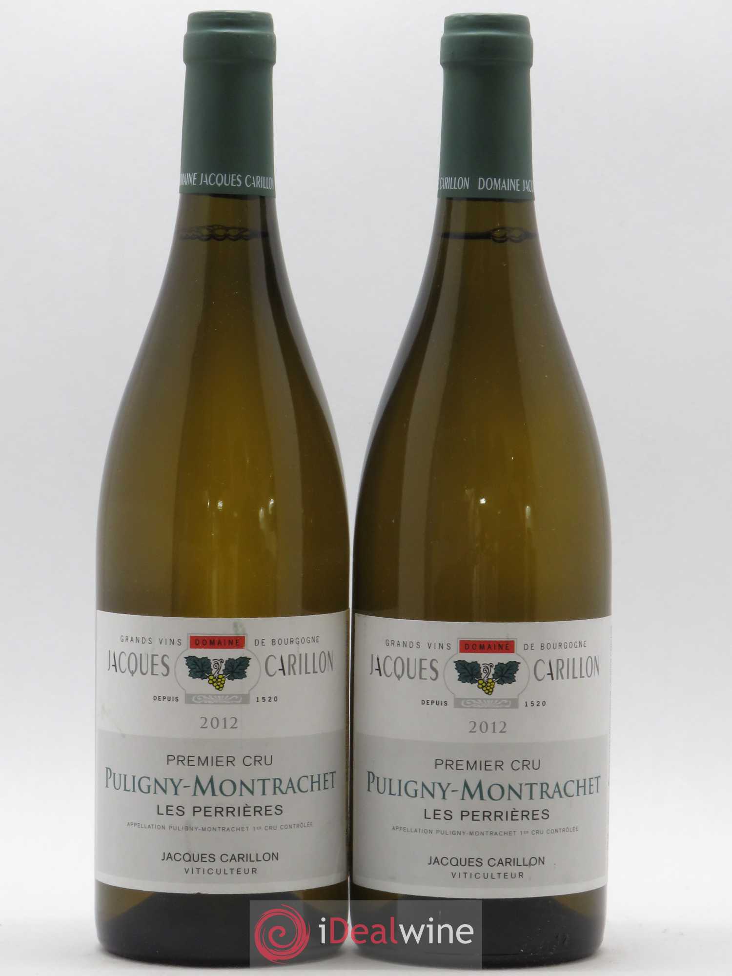 Puligny-Montrachet 1er Cru Les Perrières Jacques Carillon (Domaine) 2012 - Lot de 2 bouteilles - 0