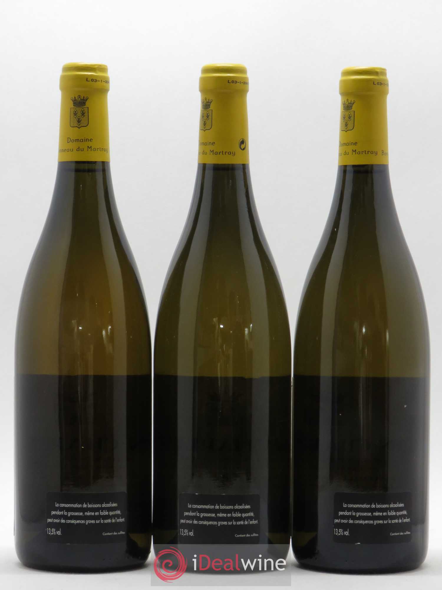 Corton-Charlemagne Grand Cru Bonneau du Martray (Domaine) 2003 - Lot de 3 bouteilles - 1