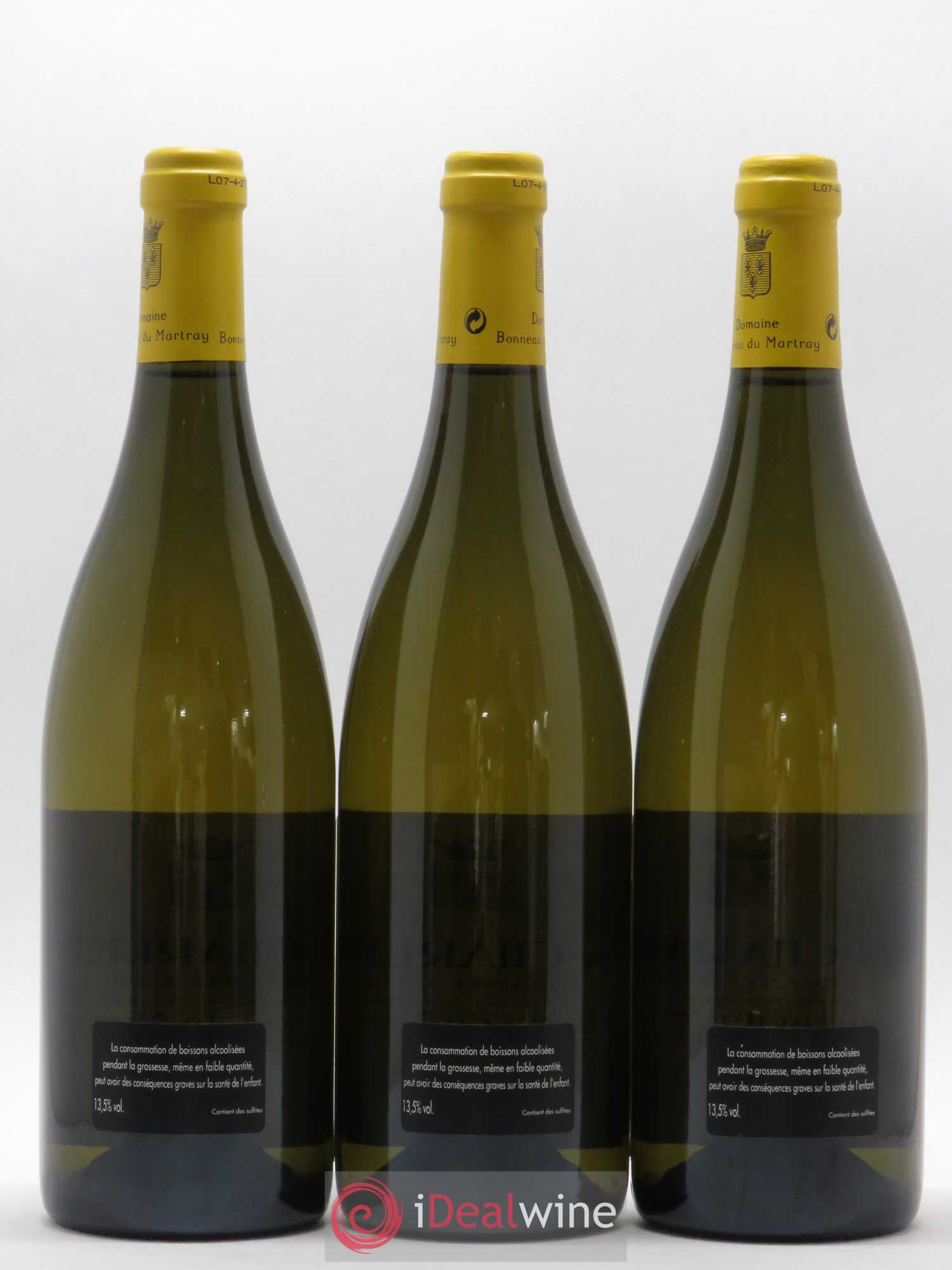 Corton-Charlemagne Grand Cru Bonneau du Martray (Domaine) 2007 - Lot de 3 bouteilles - 1