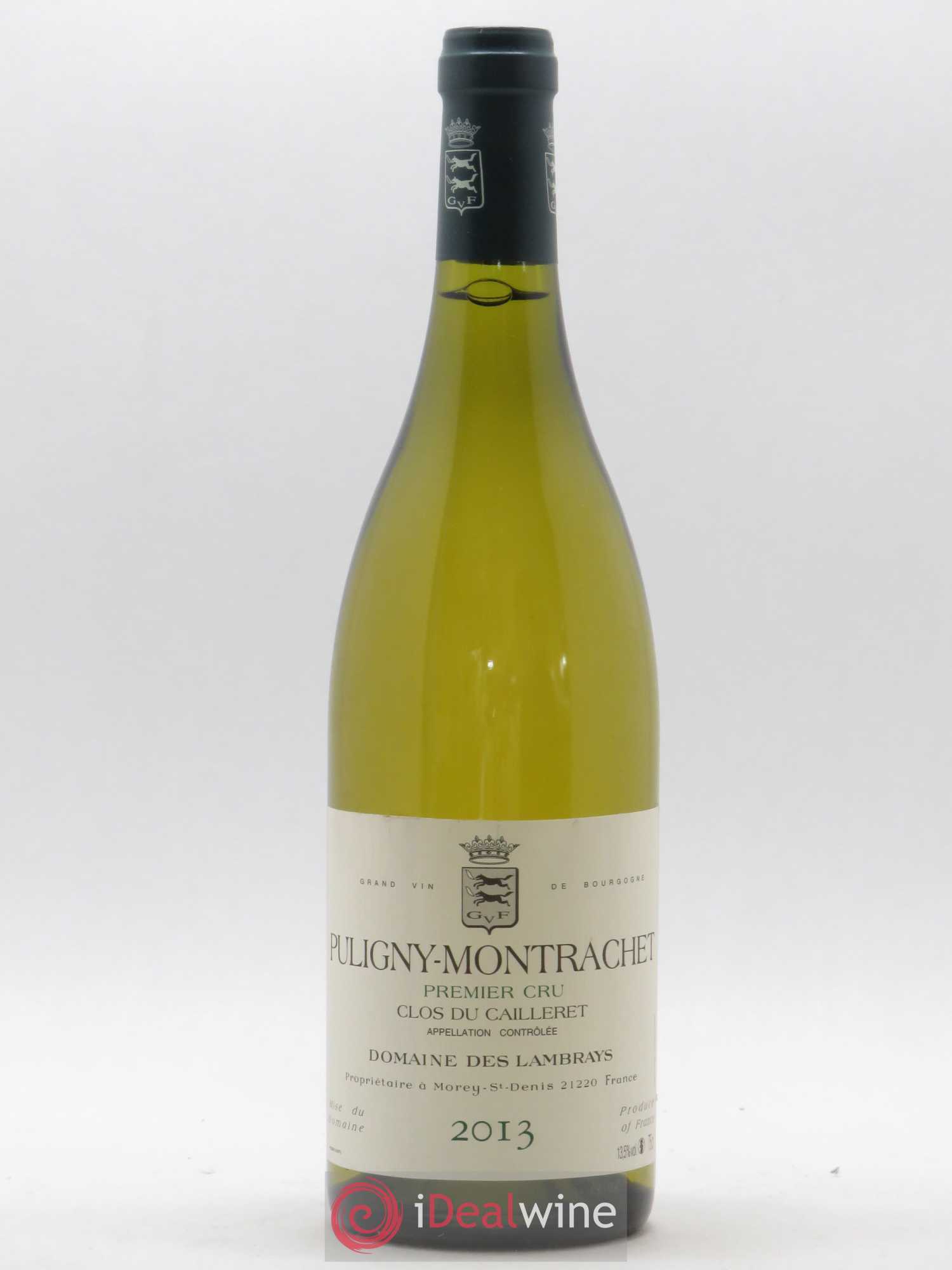 Puligny-Montrachet 1er Cru Clos du Cailleret Domaine des Lambrays 2013 - Lot de 1 bouteille - 0