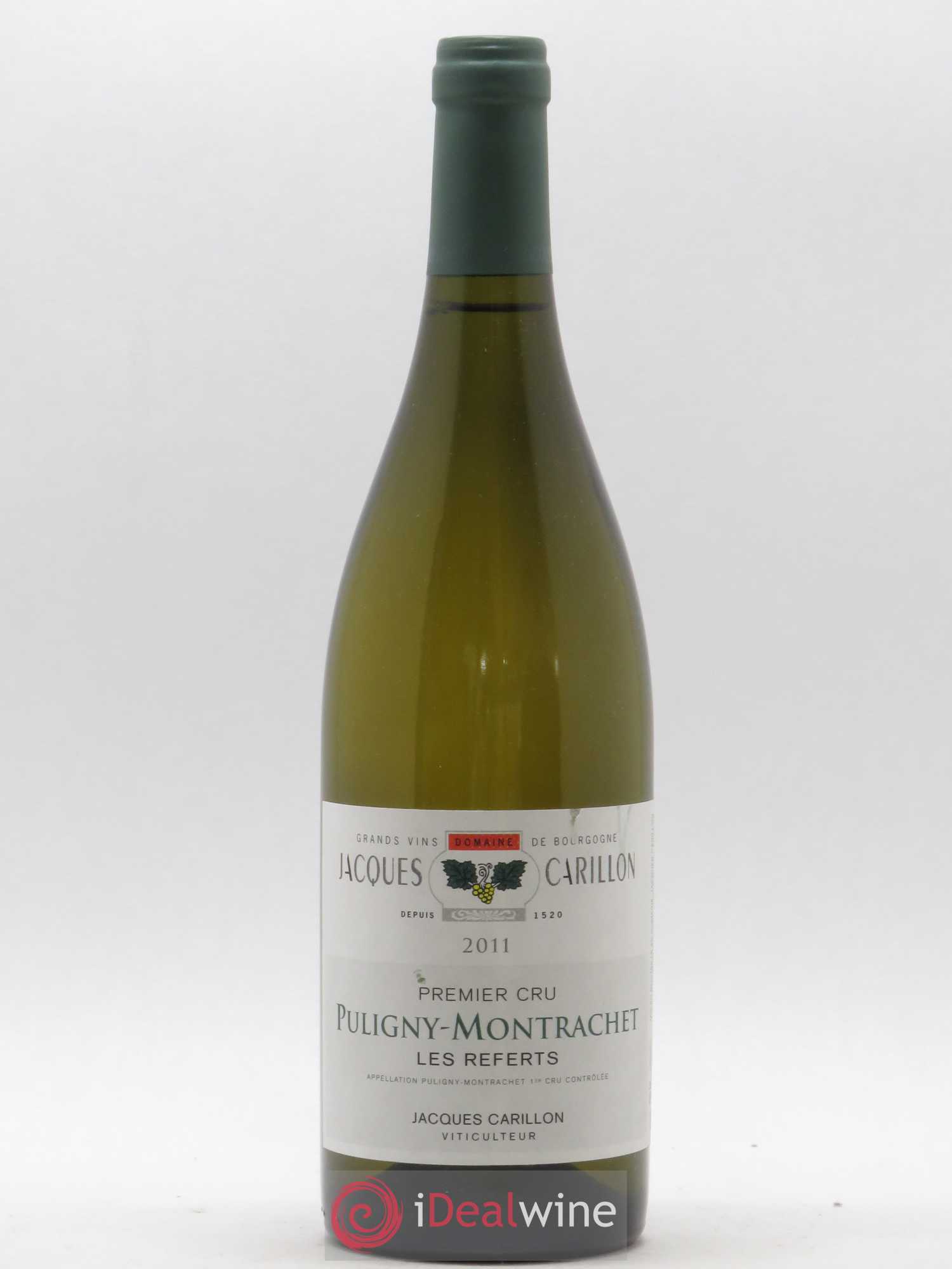 Puligny-Montrachet 1er Cru Les Referts Jacques Carillon (Domaine) 2011 - Lot de 1 bouteille - 0