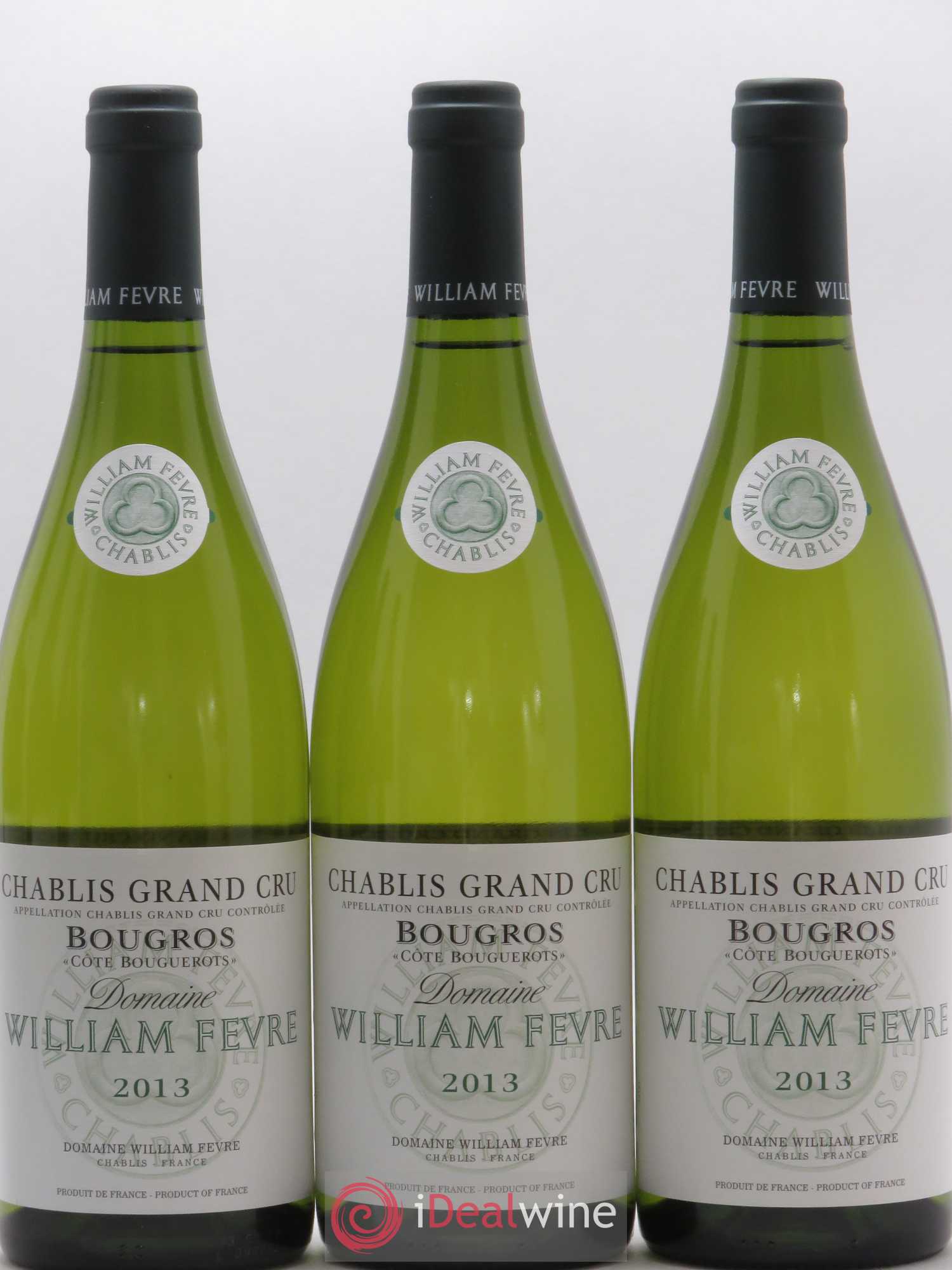 Chablis Grand Cru Bougros Côte Bouguerots William Fèvre 2013 - Lot de 6 bouteilles - 1