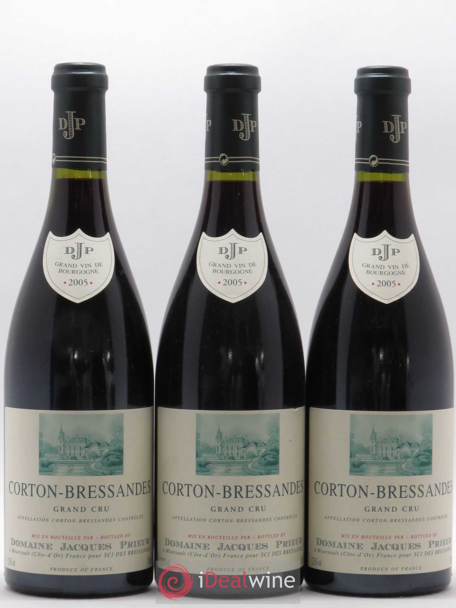 Corton-Bressandes Grand Cru Jacques Prieur (Domaine) 2005 - Lot de 3 bouteilles - 0