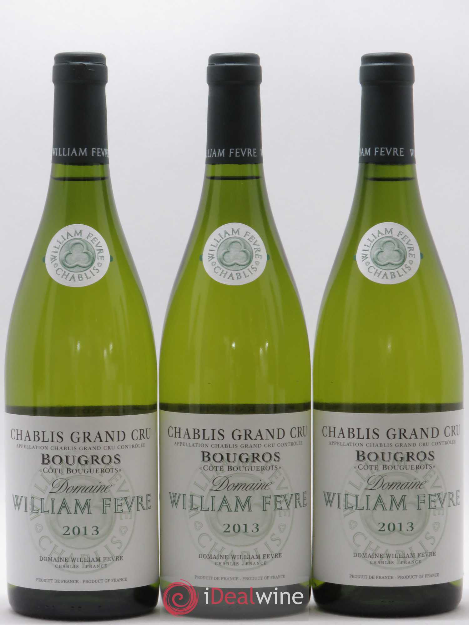 Chablis Grand Cru Bougros Côte Bouguerots William Fèvre 2013 - Lot of 6 bottles - 2