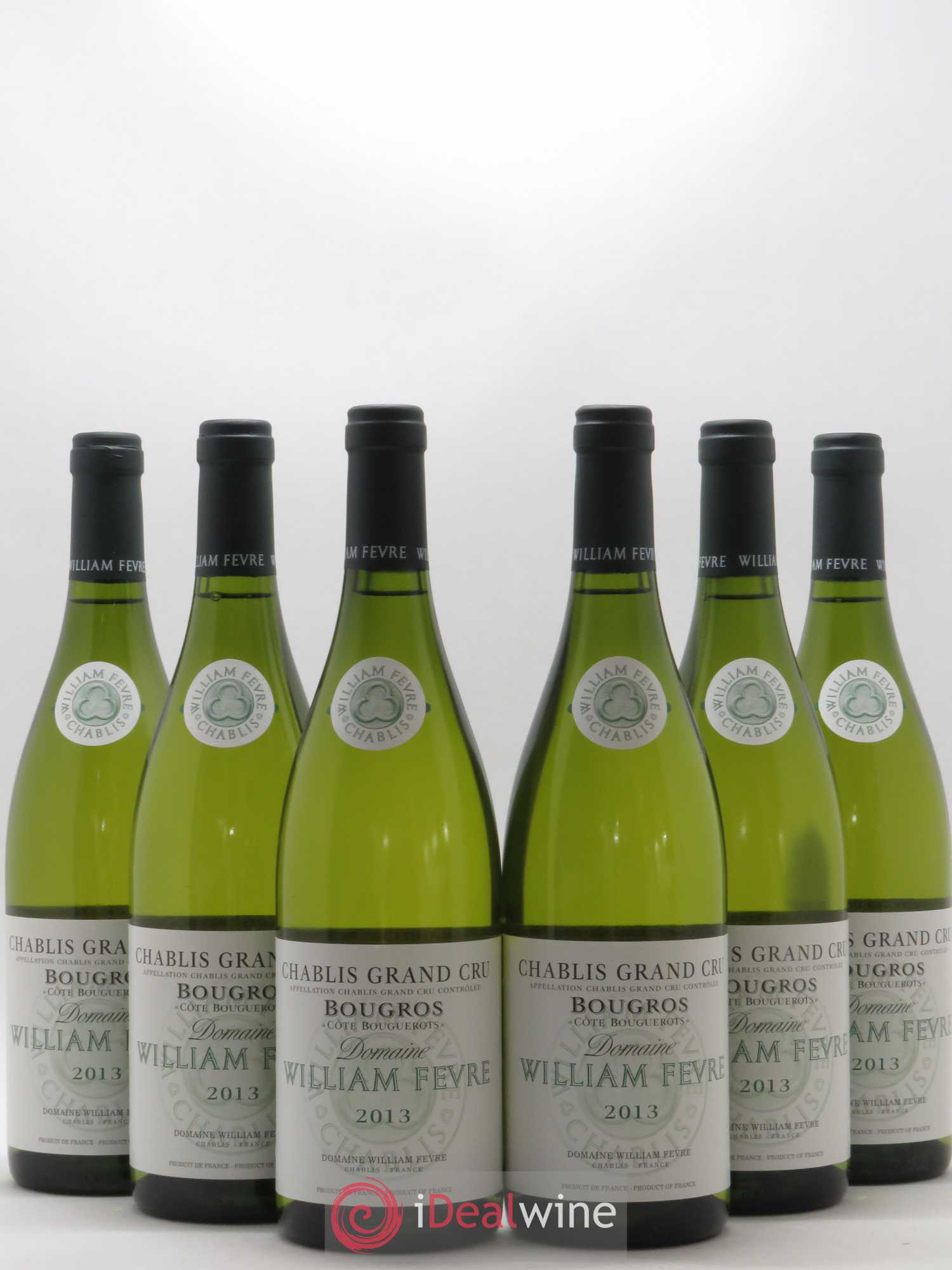 Chablis Grand Cru Bougros Côte Bouguerots William Fèvre 2013 - Lot of 6 bottles - 0
