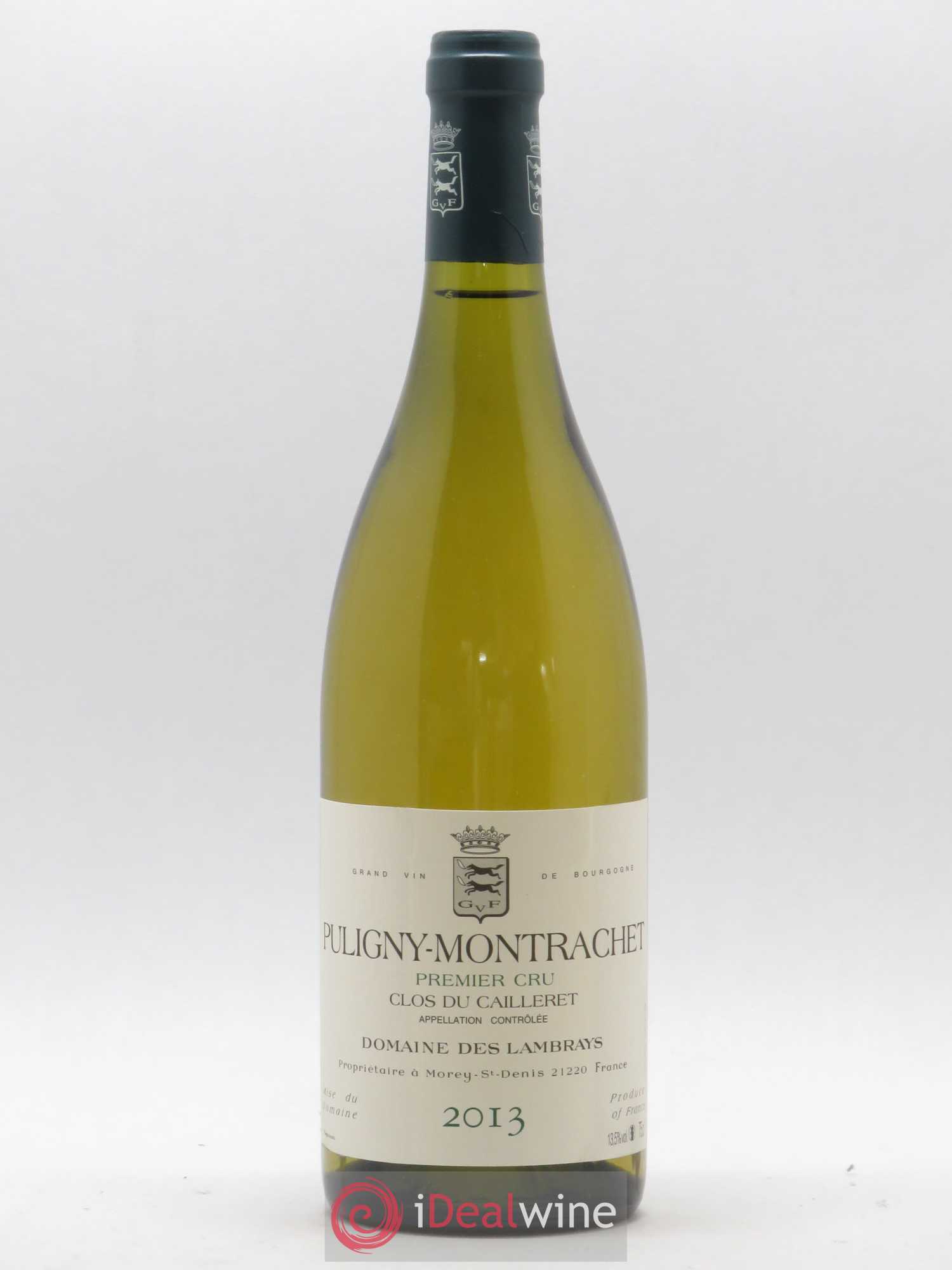 Puligny-Montrachet 1er Cru Clos du Cailleret Domaine des Lambrays 2013 - Lot de 1 bouteille - 0