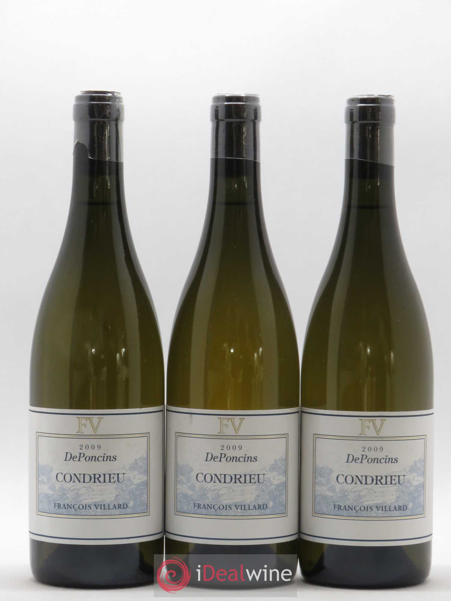 Condrieu Deponcins François Villard 2009 - Lot de 3 bouteilles - 0