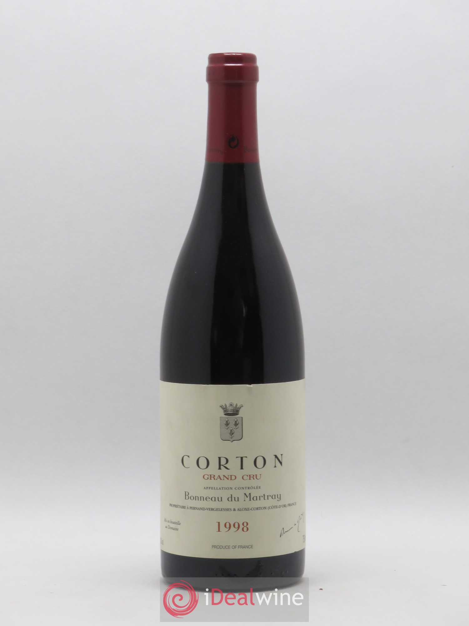 Corton Grand Cru Bonneau du Martray (Domaine) 1998 - Lot de 1 bouteille - 0