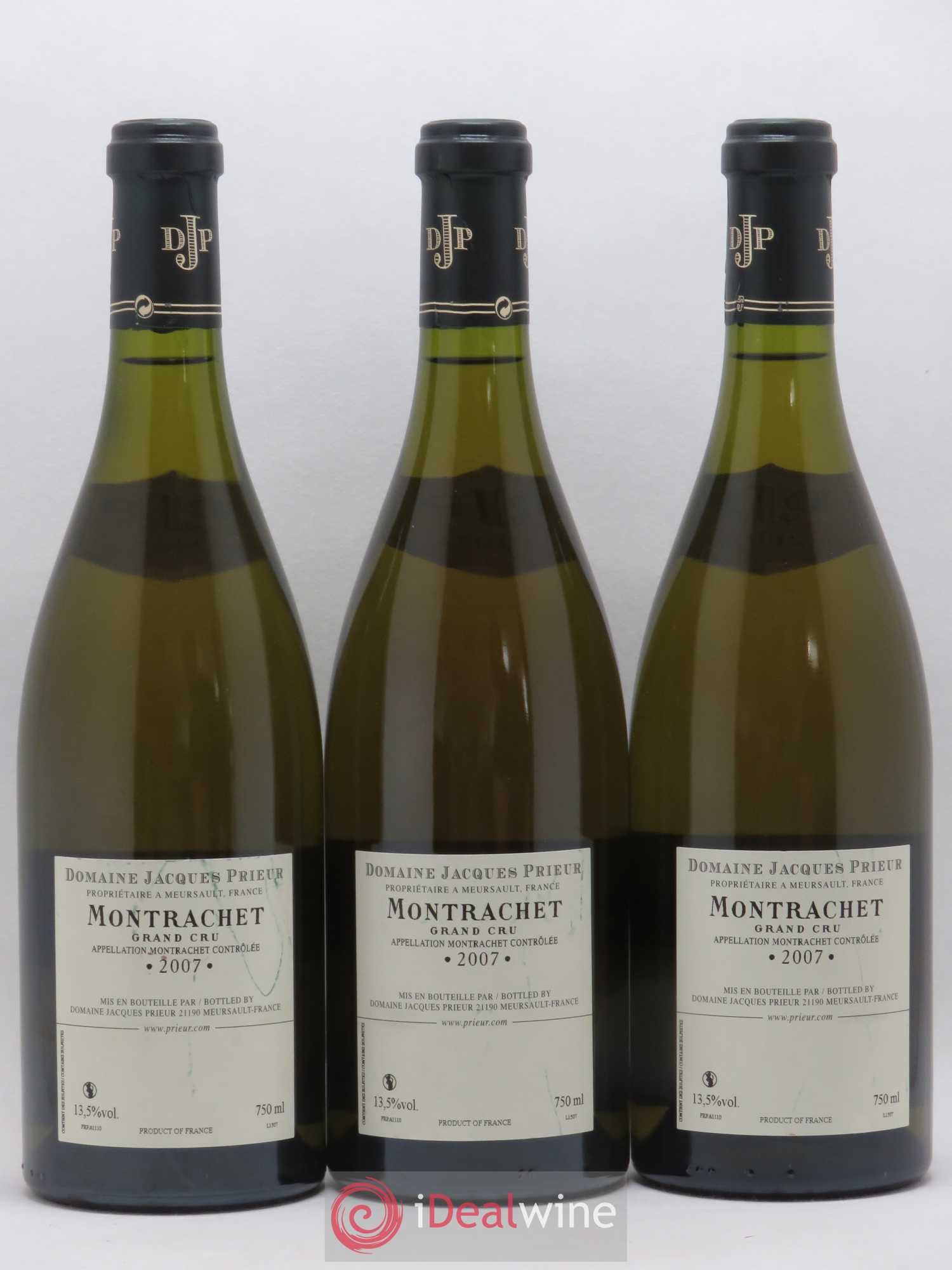 Montrachet Grand Cru Jacques Prieur (Domaine) 2007 - Lot de 3 bouteilles - 1