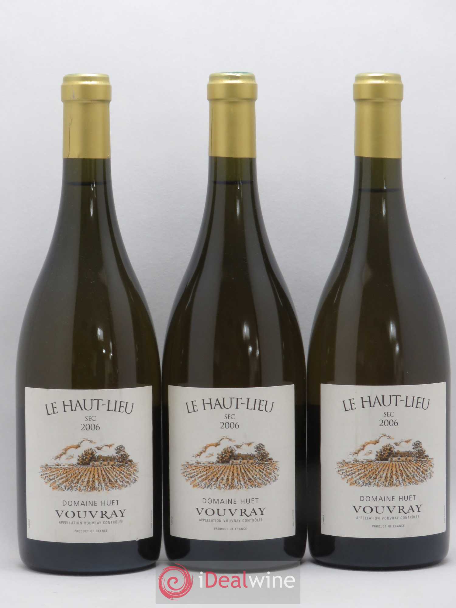 Vouvray Le Haut-Lieu Sec Domaine Huet 2006 - Lot de 3 bouteilles - 0