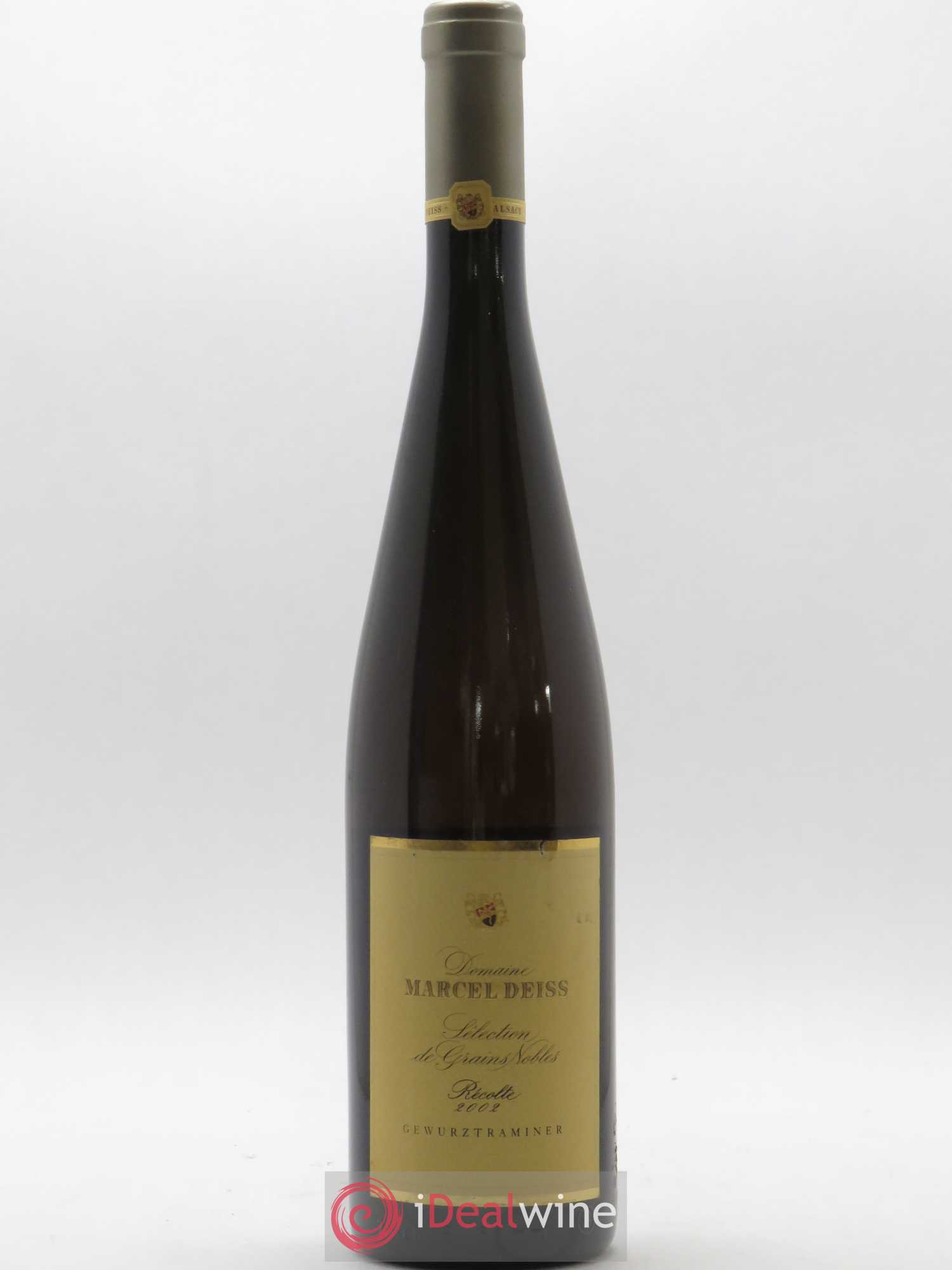 Alsace Gewurztraminer Sélection de Grains Nobles Marcel Deiss (Domaine) 2002 - Lot de 1 bouteille - 0