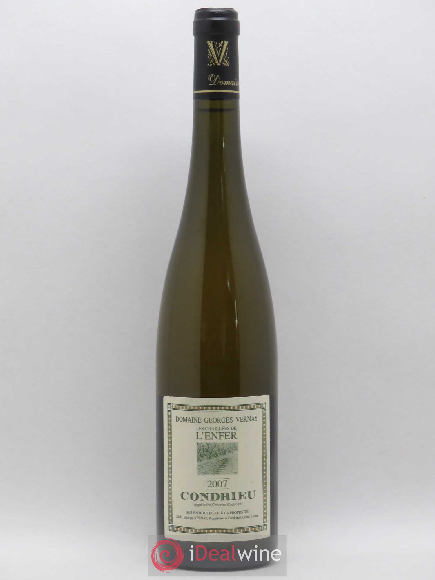 Condrieu Les Chaillées de l'Enfer Georges Vernay 2007 - Lot de 1 bouteille - 0