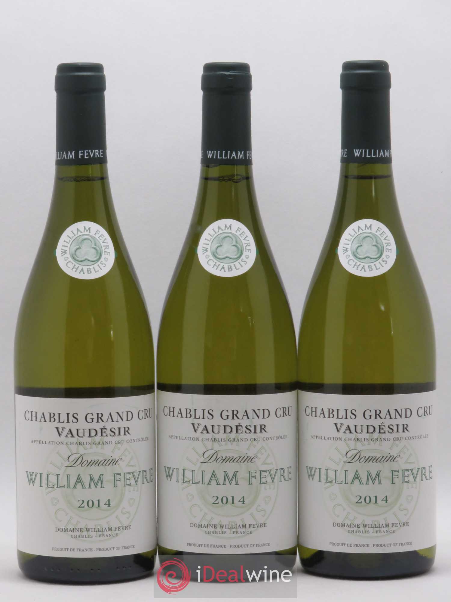 Chablis Grand Cru Vaudésir William Fèvre 2014 - Lot de 3 bouteilles - 0