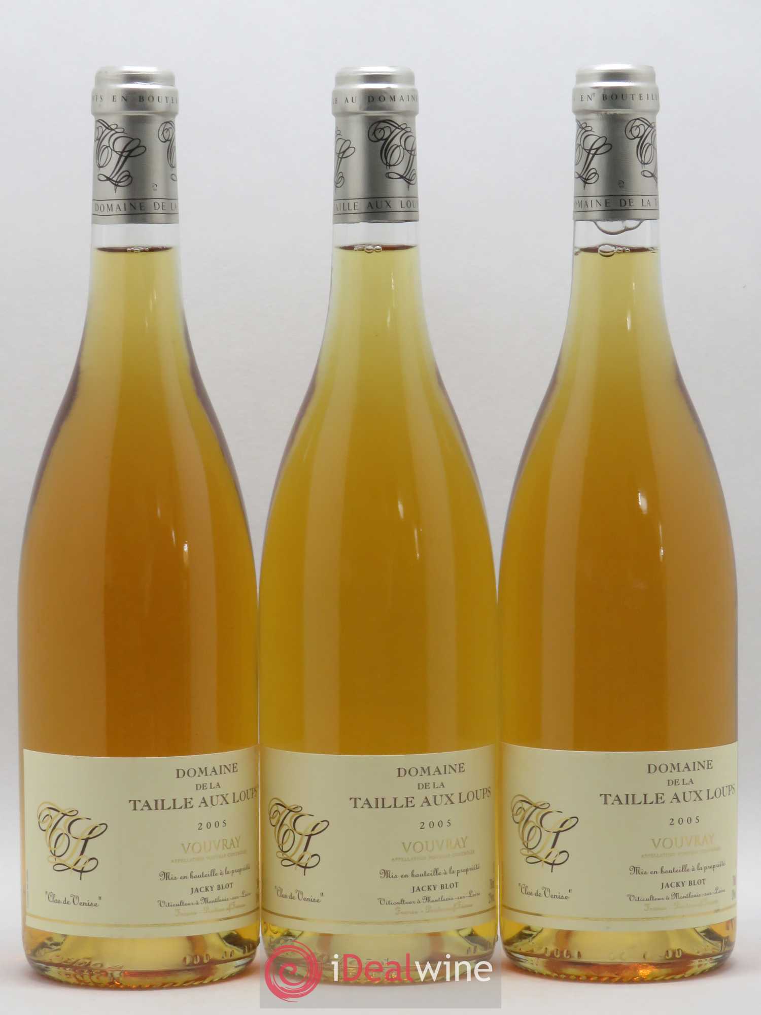 Vouvray Clos de Venise Domaine de la Taille aux Loups 2005 - Lotto di 3 bottiglie - 0