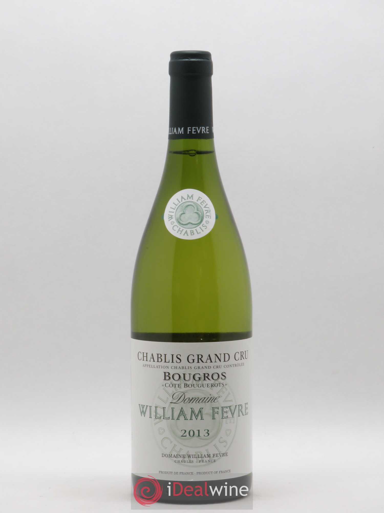 Chablis Grand Cru Bougros Côte Bouguerots William Fèvre 2013 - Lot de 1 bouteille - 0
