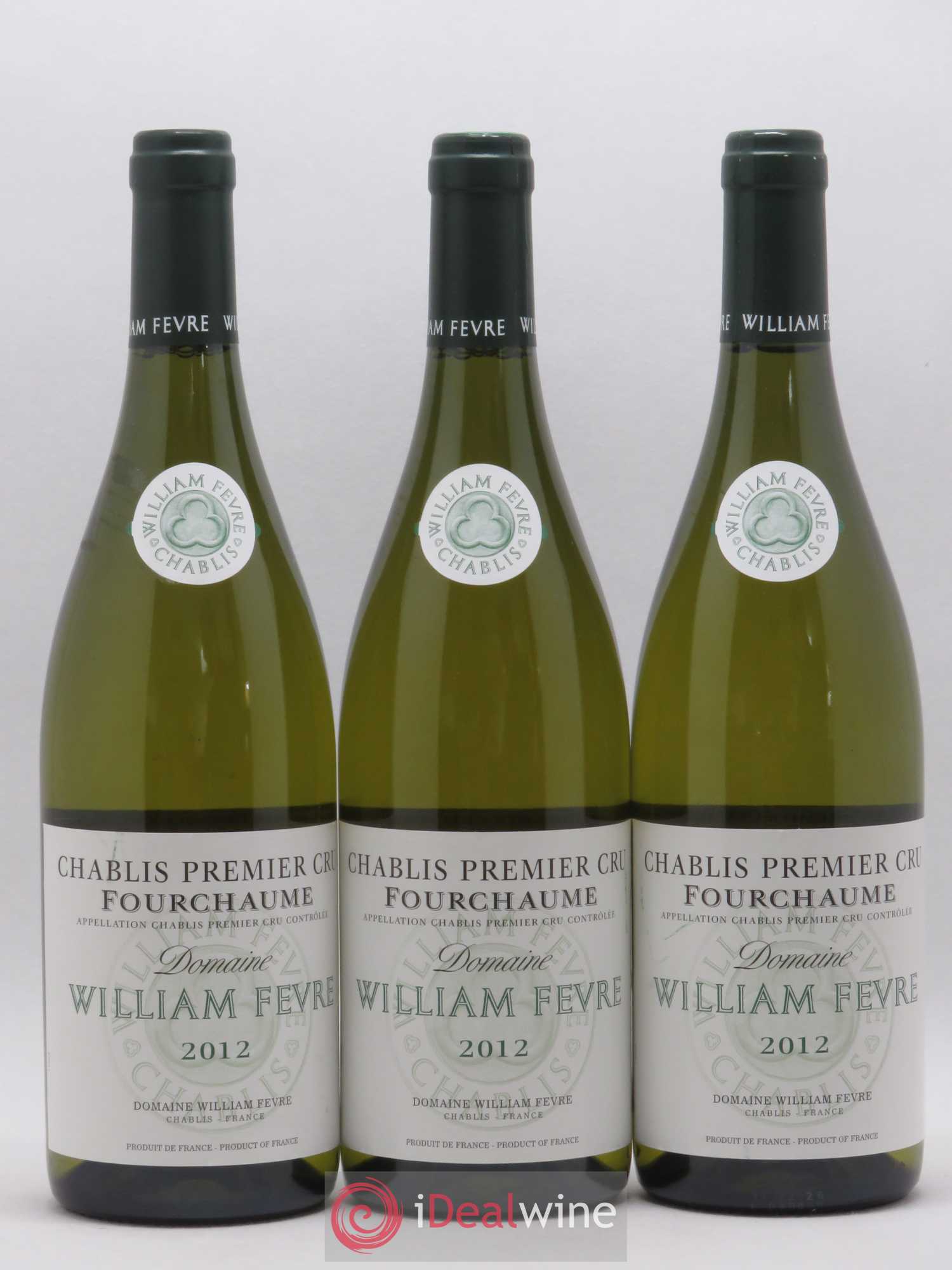 Chablis 1er Cru Fourchaume William Fèvre 2012 - Lot de 3 bouteilles - 0