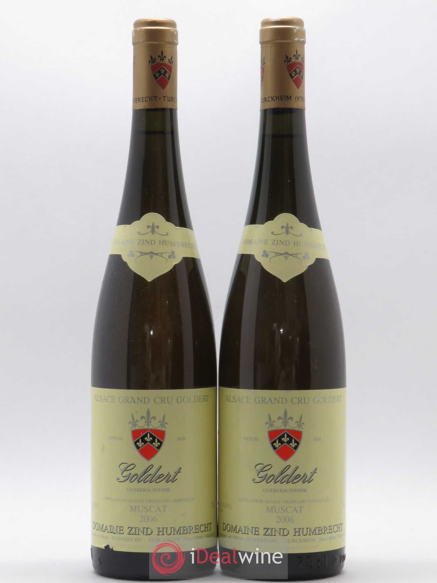 Alsace Muscat Grand Cru Goldert Zind-Humbrecht (Domaine) 2006 - Lot de 2 bouteilles - 0