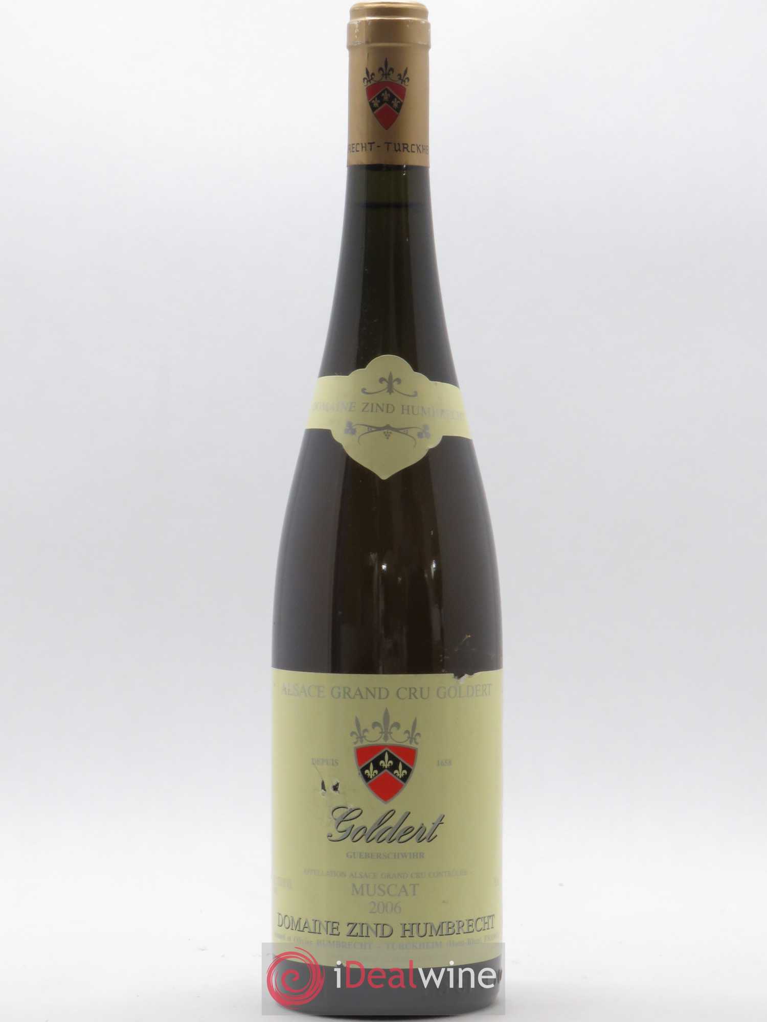 Alsace Muscat Grand Cru Goldert Zind-Humbrecht (Domaine) 2006 - Lot de 1 bouteille - 0