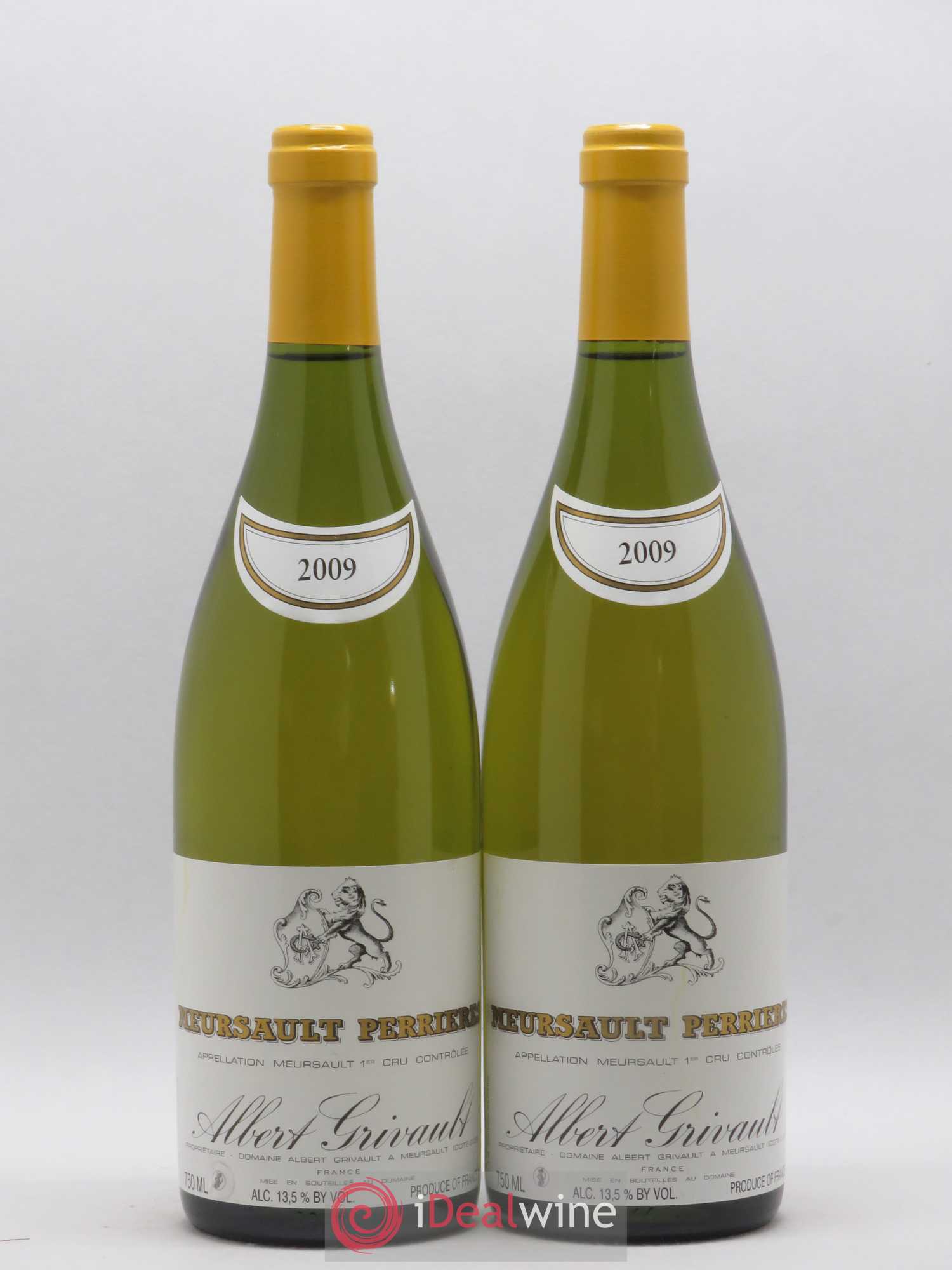 Meursault 1er Cru Perrières Albert Grivault 2009 - Lot de 2 bouteilles - 0