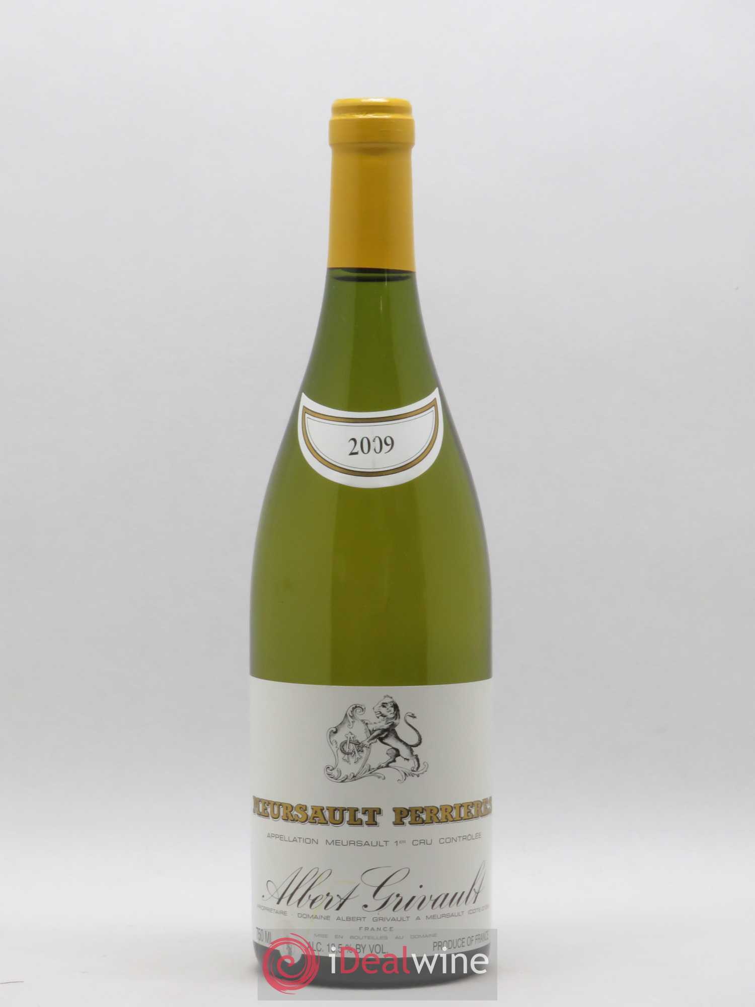 Meursault 1er Cru Perrières Albert Grivault 2009 - Lot de 1 bouteille - 0