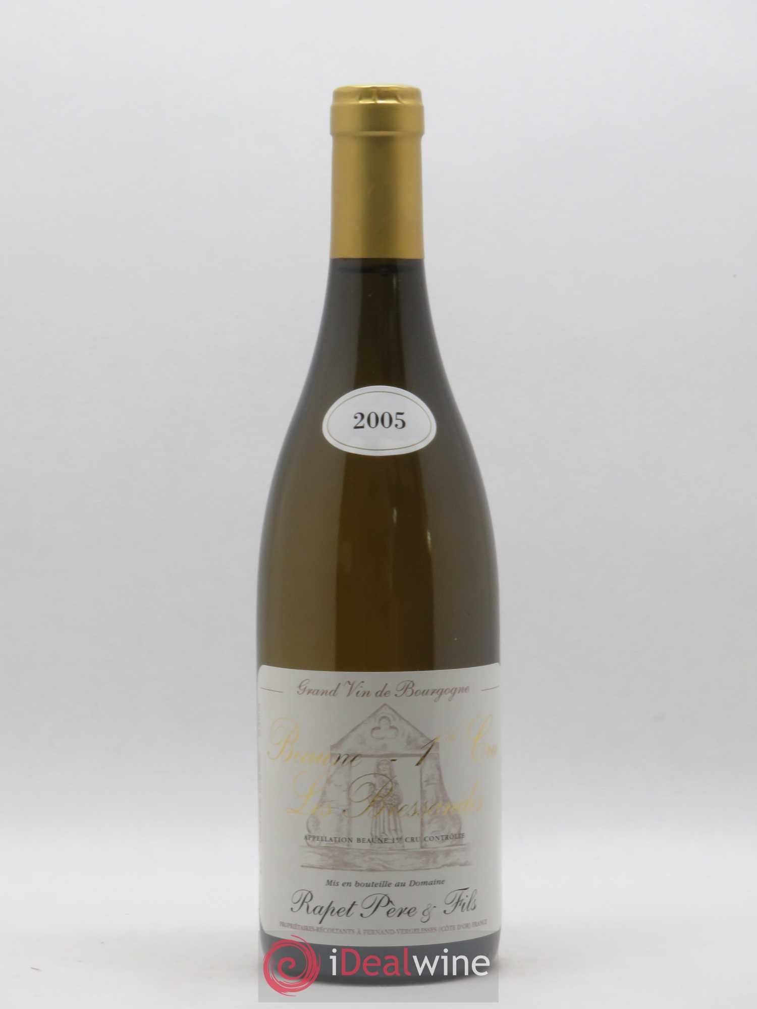 Beaune 1er Cru Les Bressandes Rapet Père et Fils 2005 - Posten von 1 Flasche - 0