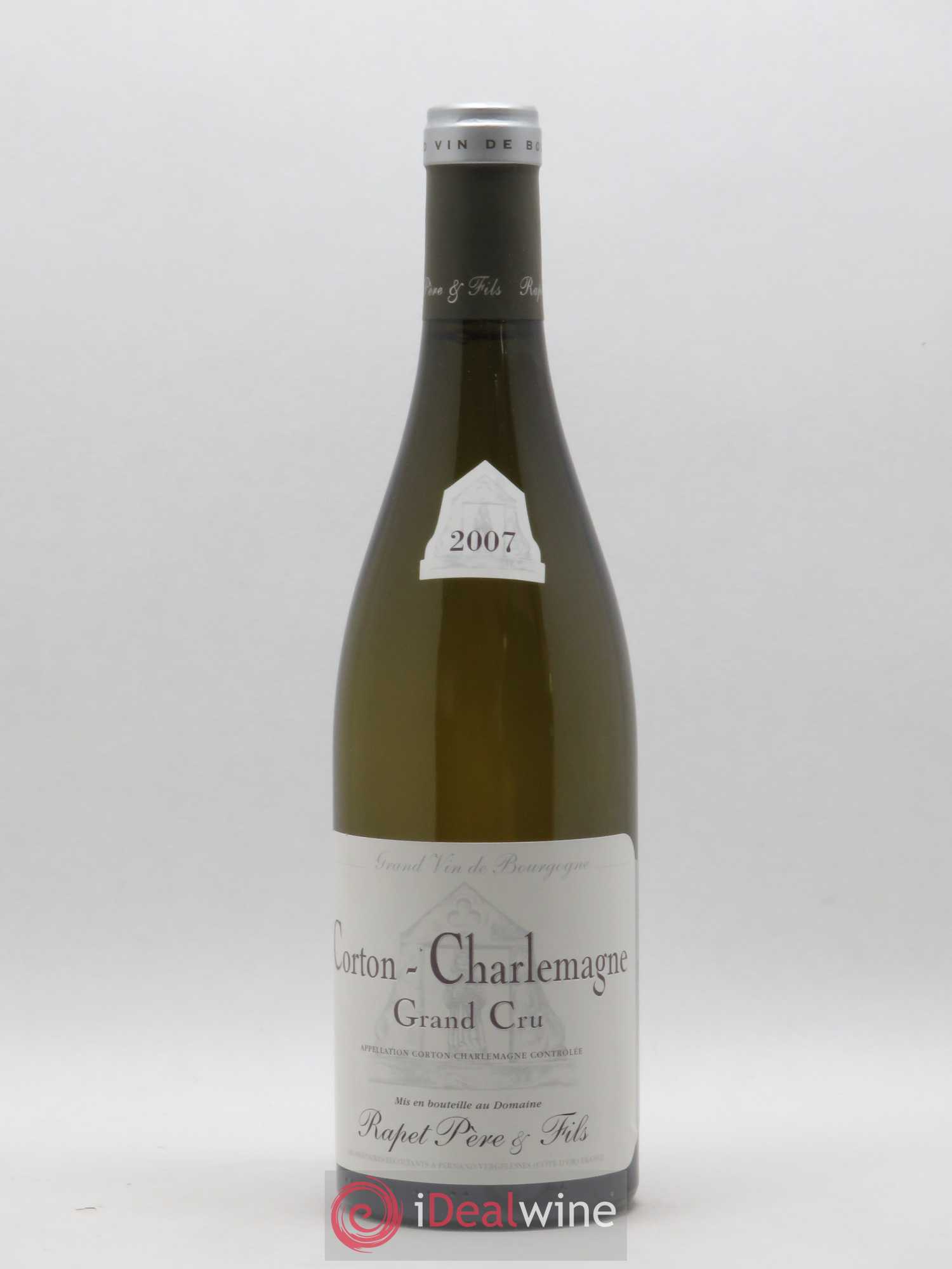 Corton-Charlemagne Grand Cru Rapet Père & Fils 2007 - Lot de 1 bouteille - 0