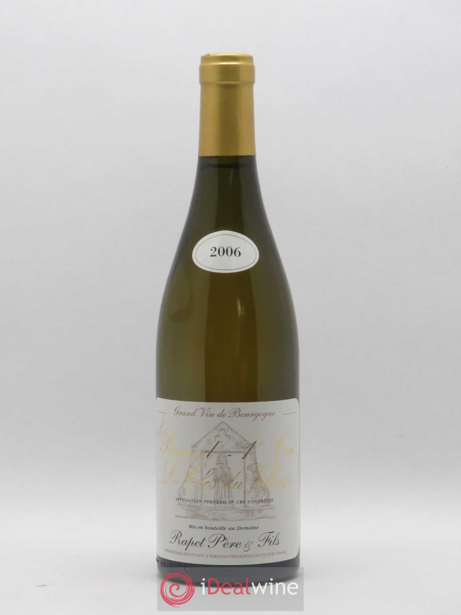 Pernand-Vergelesses 1er Cru Clos du Village Domaine Rapet 2006 - Posten von 1 Flasche - 0