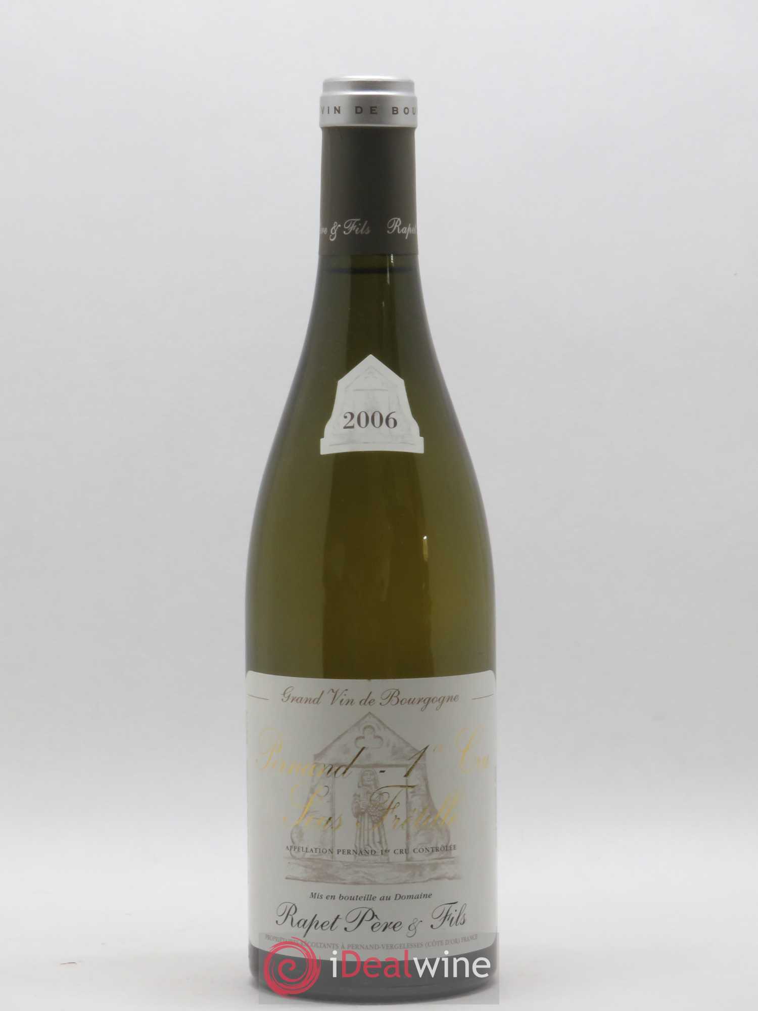 Pernand-Vergelesses 1er Cru Sous Frétille Domaine Rapet 2006 - Posten von 1 Flasche - 0