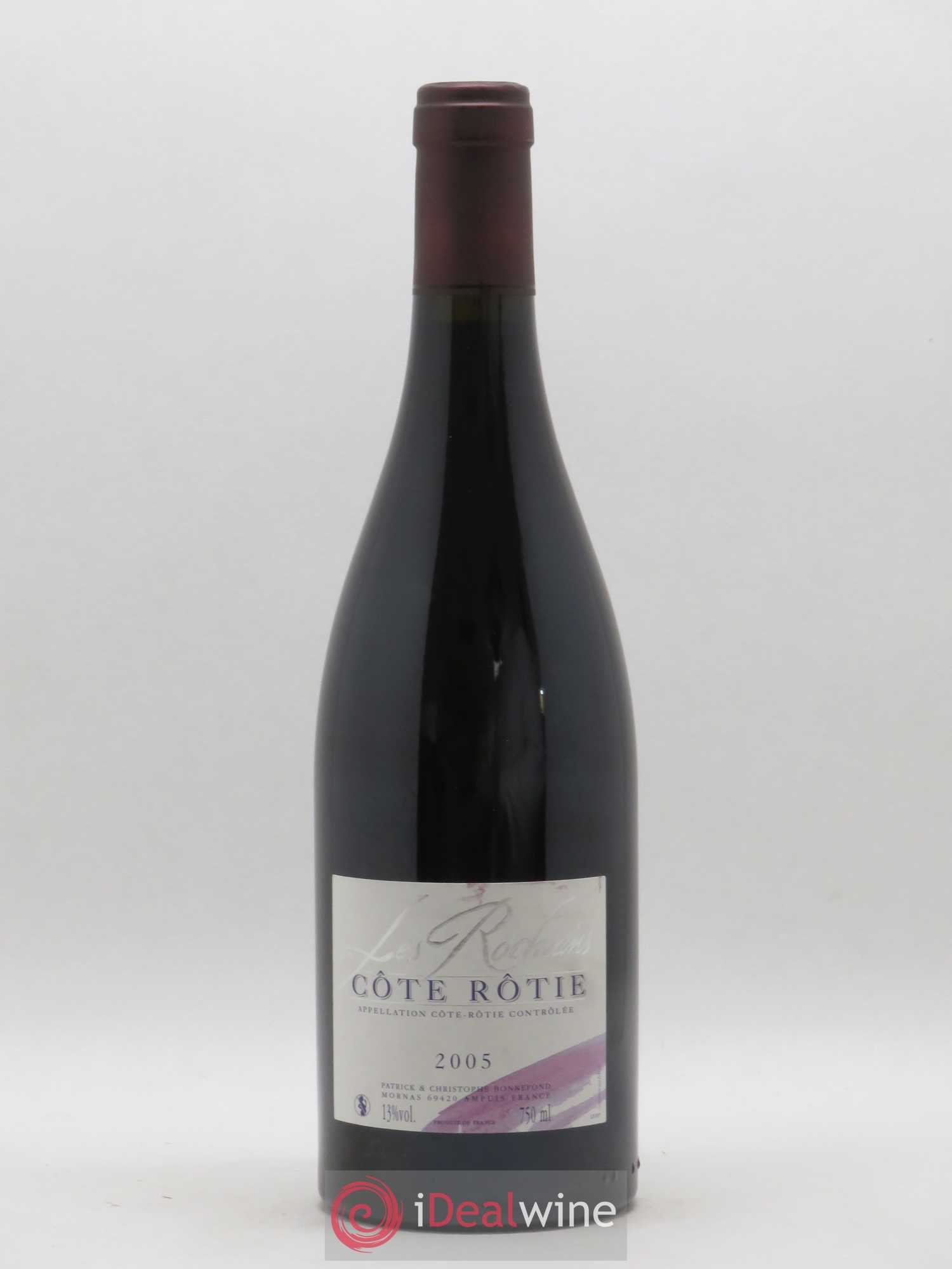Côte-Rôtie Les Rochains Domaine Bonnefond 2005 - Lot de 1 bouteille - 0
