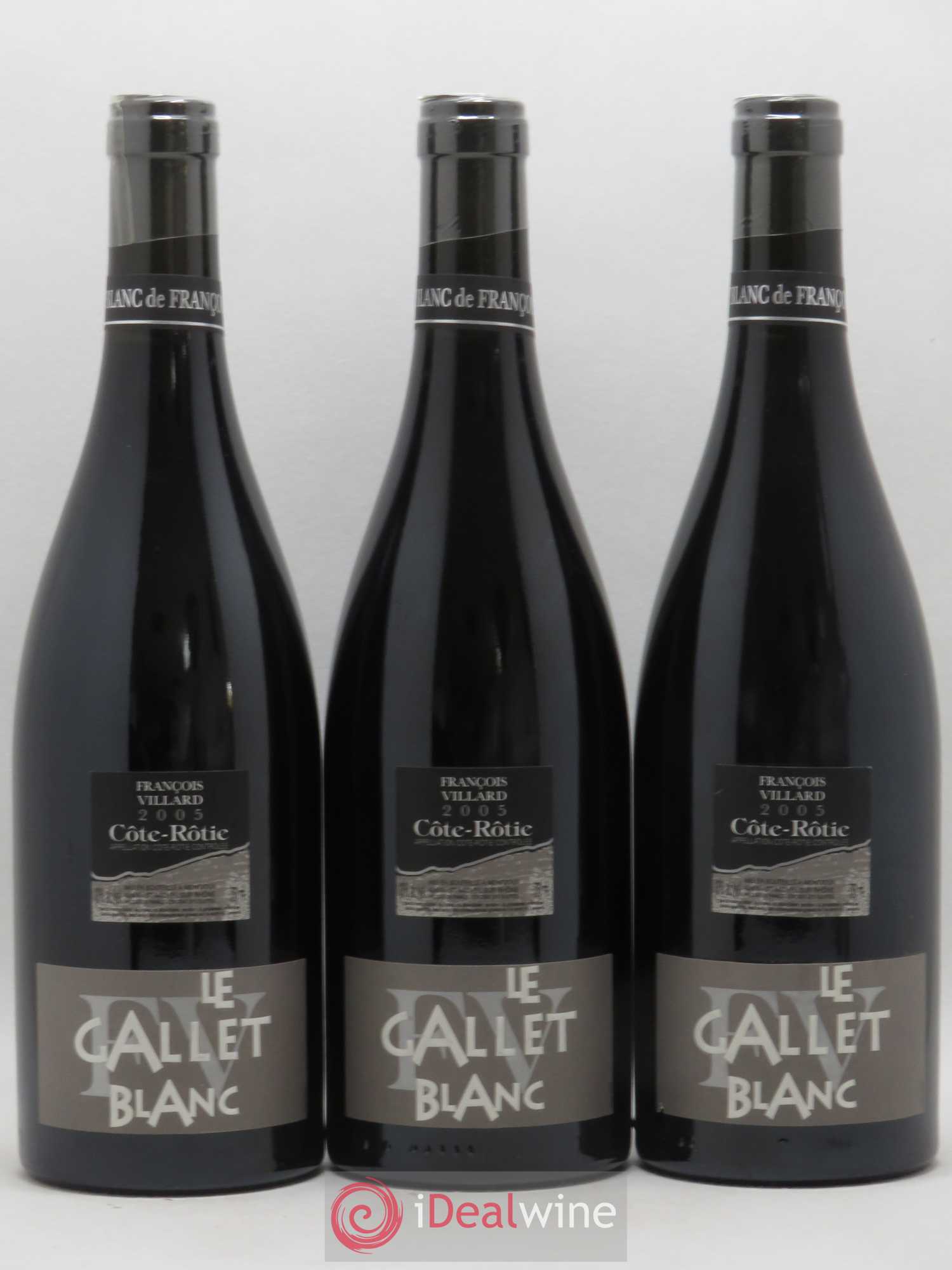Côte-Rôtie Le Gallet Blanc François Villard 2005 - Lot de 3 bouteilles - 0
