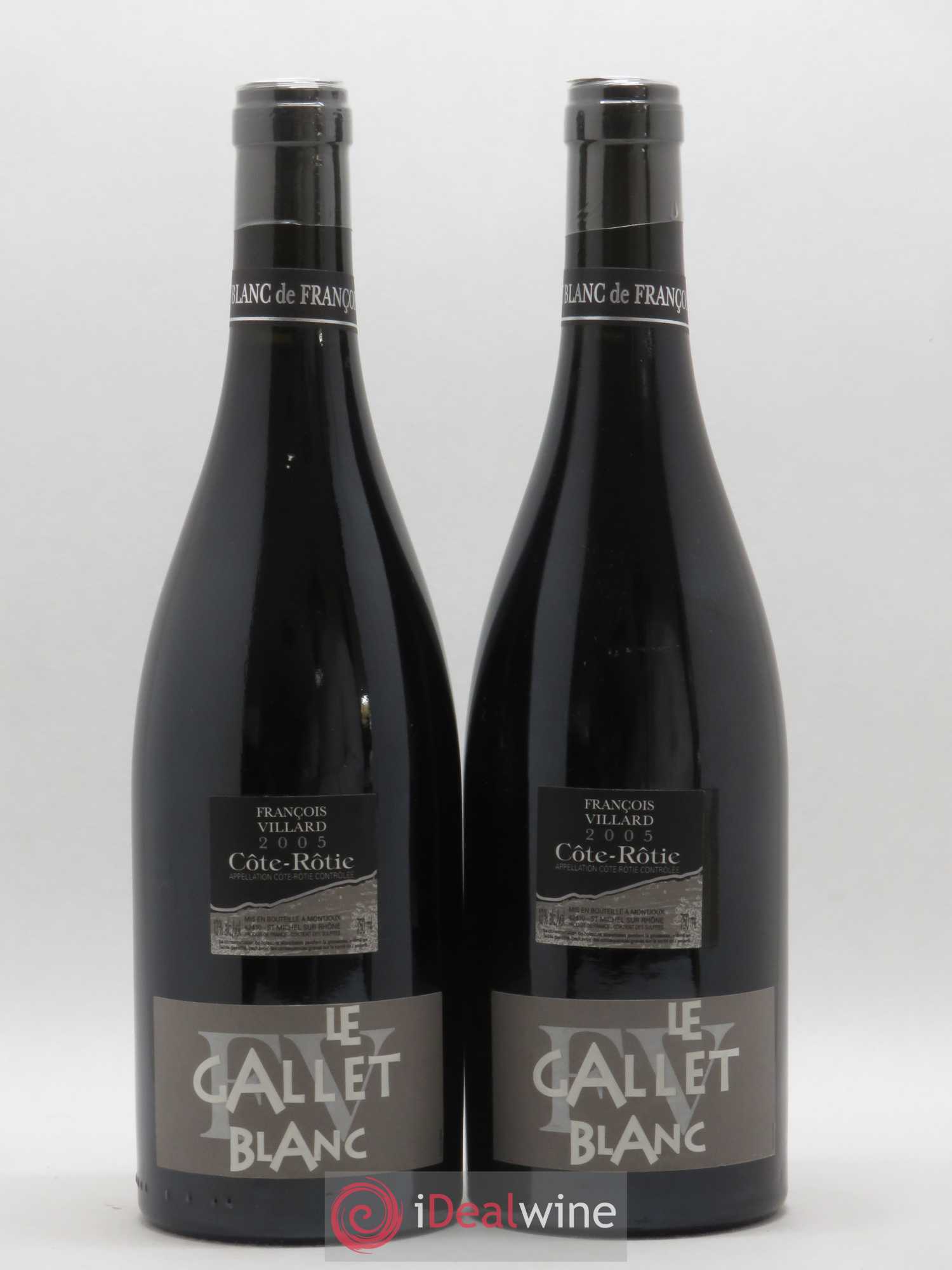 Côte-Rôtie Le Gallet Blanc François Villard 2005 - Lot de 2 bouteilles - 0