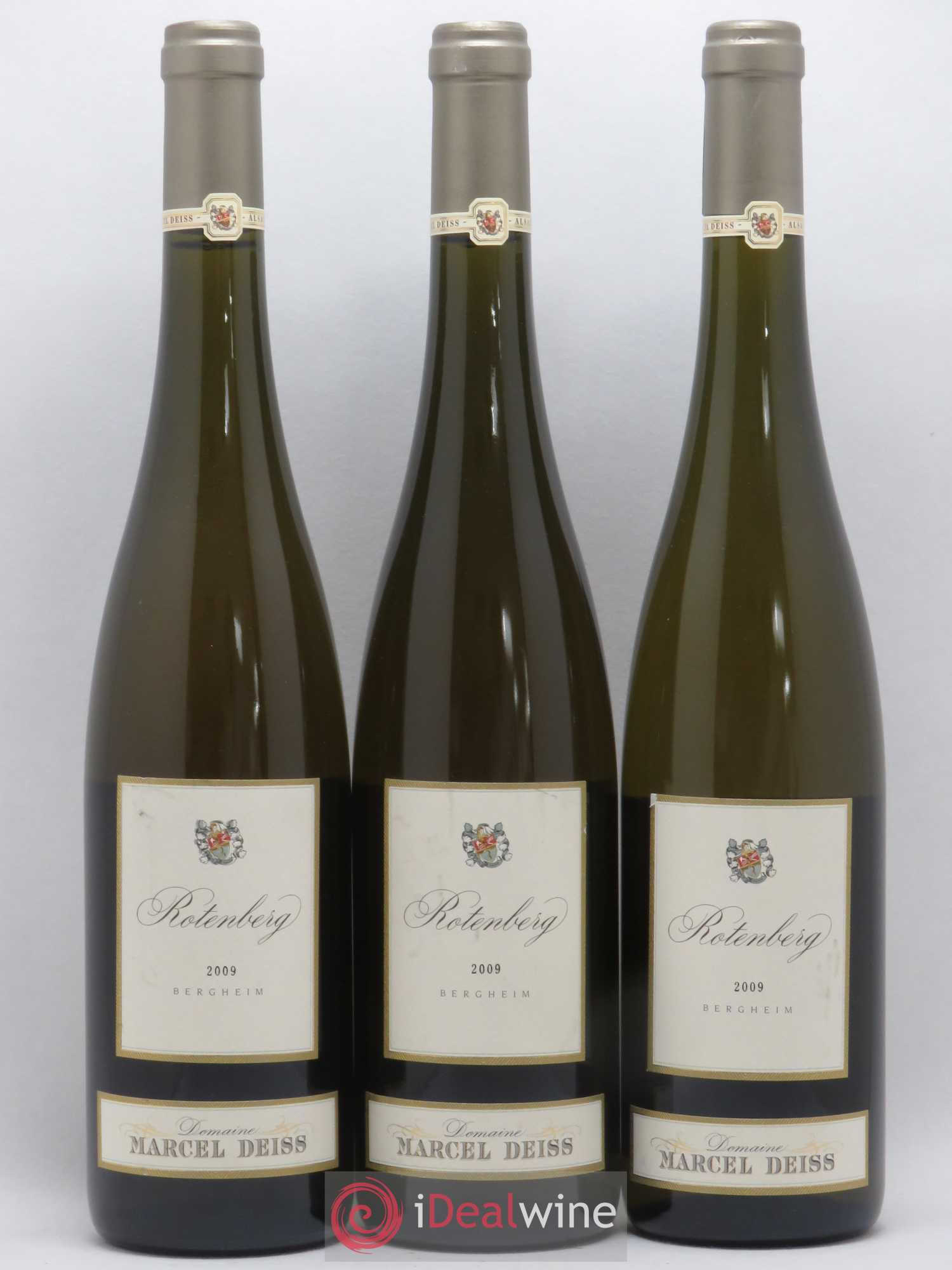 Alsace Rotenberg La Colline rouge Marcel Deiss (Domaine) 2009 - Lot de 3 bouteilles - 0