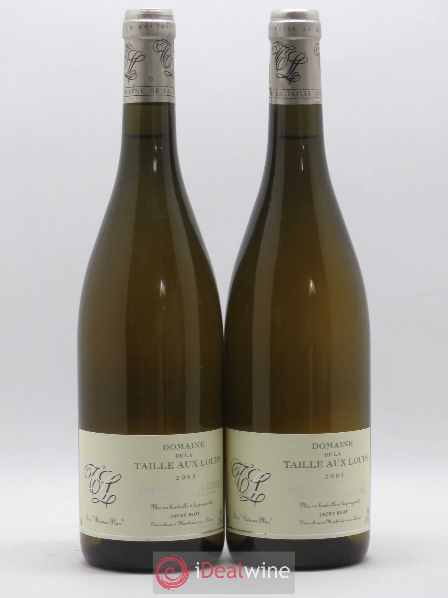 Montlouis-sur-Loire Rémus Plus La Taille aux Loups - Jacky Blot 2005 - Lot de 2 bouteilles - 0