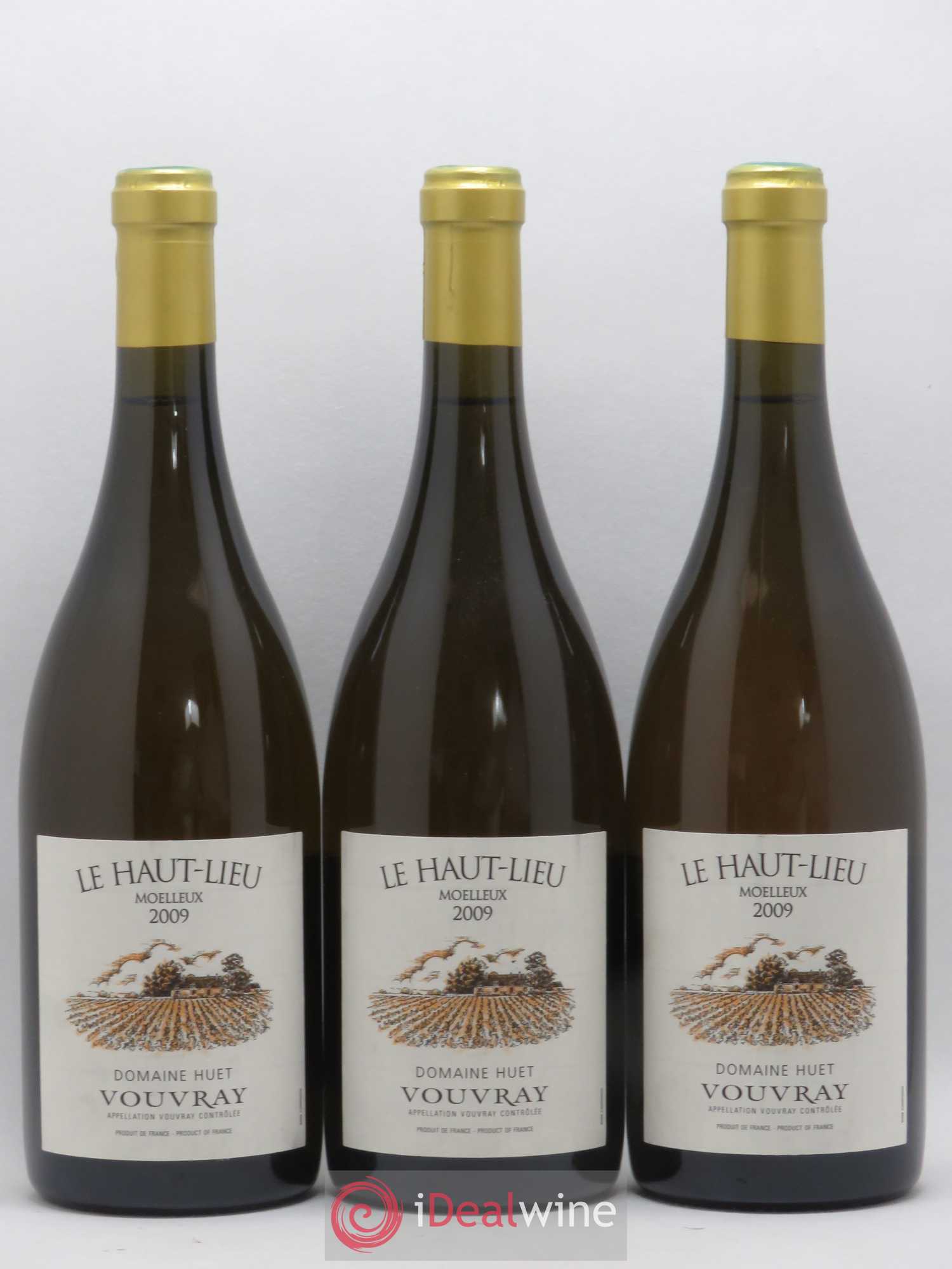 Vouvray Le Haut-Lieu Moelleux Domaine Huet 2009 - Lotto di 3 bottiglie - 0