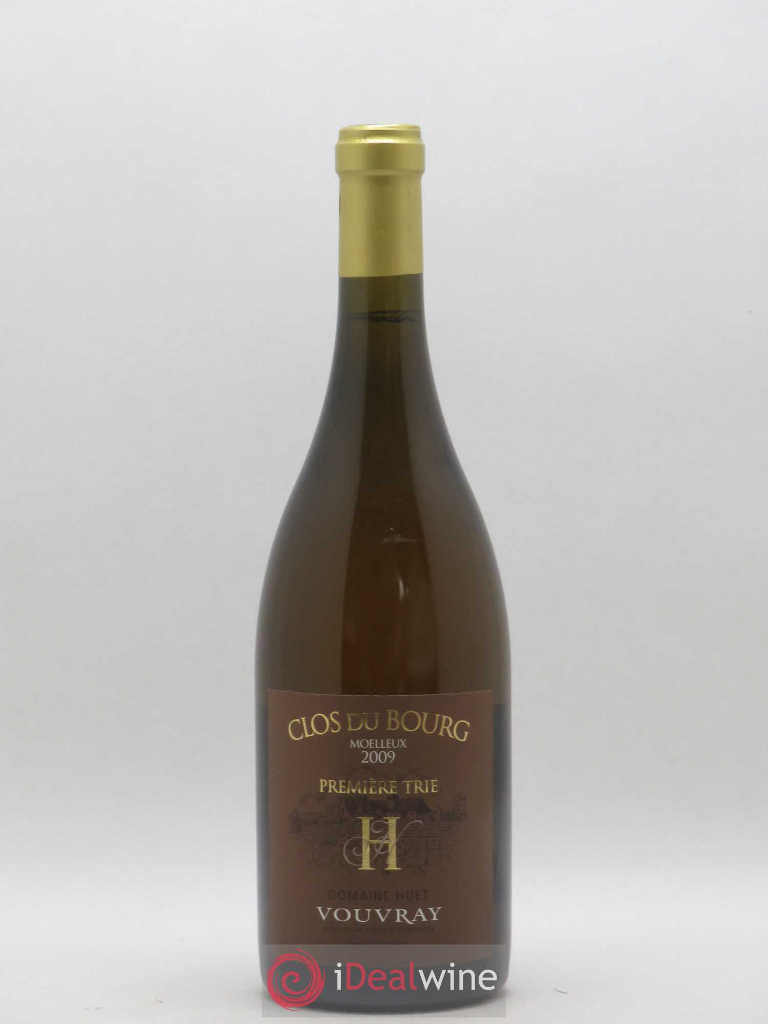 Vouvray Clos du Bourg Moelleux 1ère trie Domaine Huet 2009 - Lot de 1 bouteille - 0