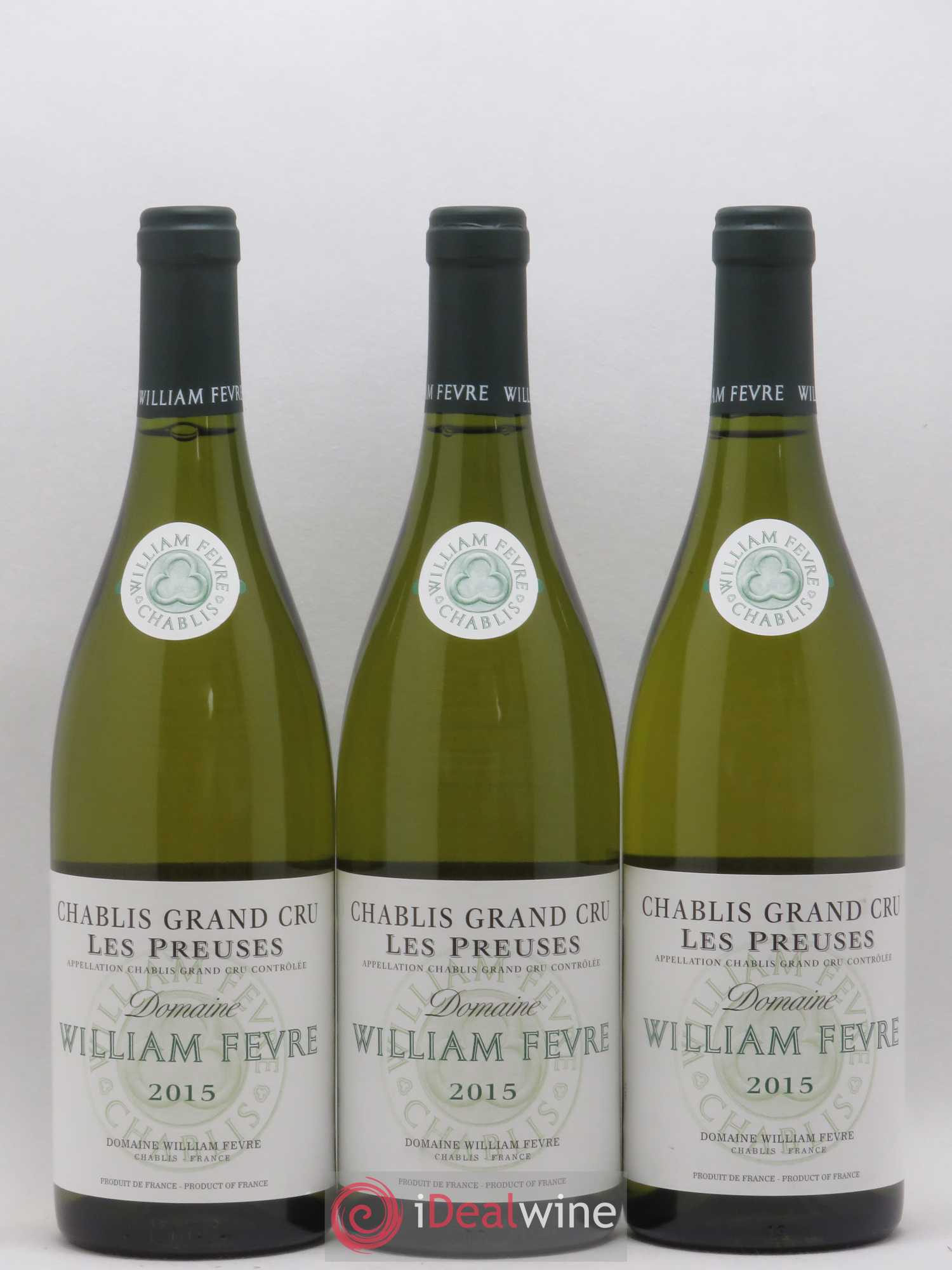 Chablis Grand Cru les Preuses William Fèvre 2015 - Lot de 3 bouteilles - 0
